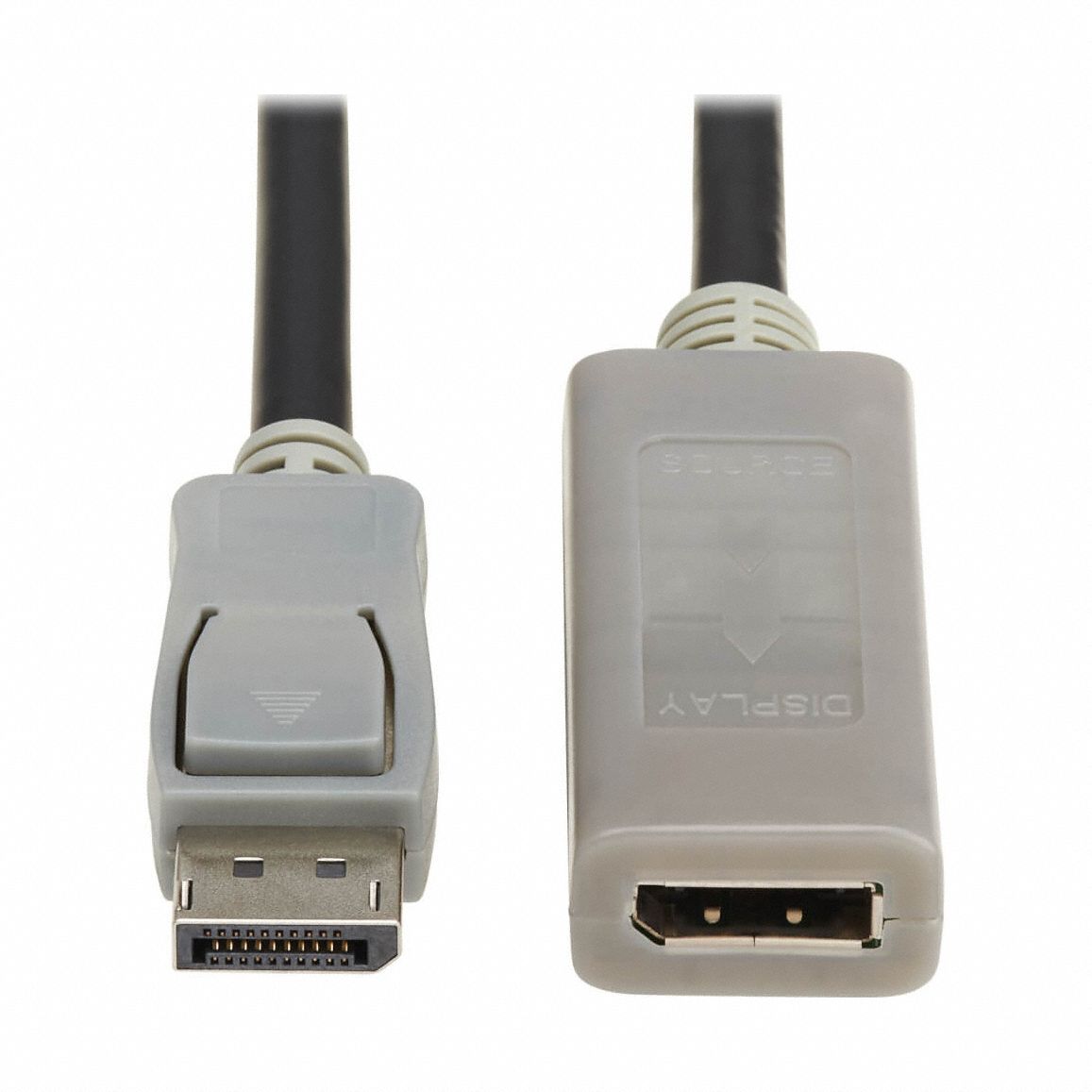 Cable: Display Port Male to Display Port Female Connection, 15 ft Cable Lg, PVC