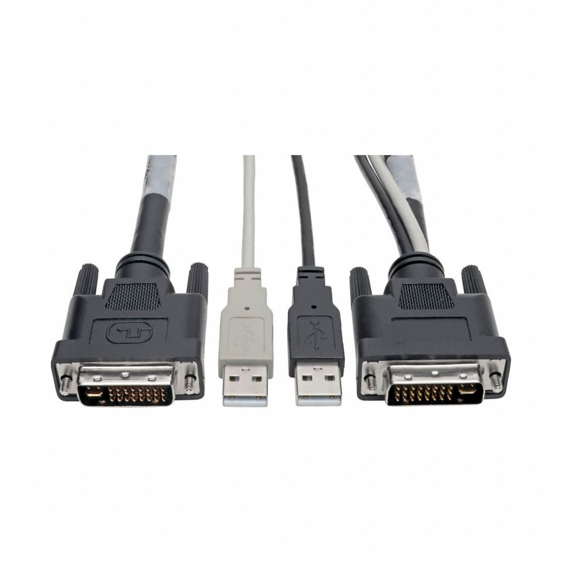 Server Management Cable Kit: Cat5/5e/DVI/USB 2.0/VGA/SVGA, 1920x1200 @ 60Hz, Male