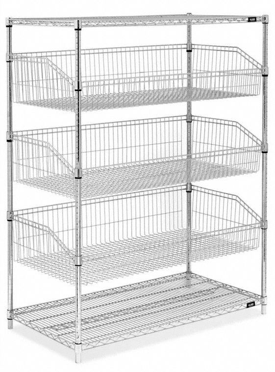 Cart Single Pick 3 Baskets