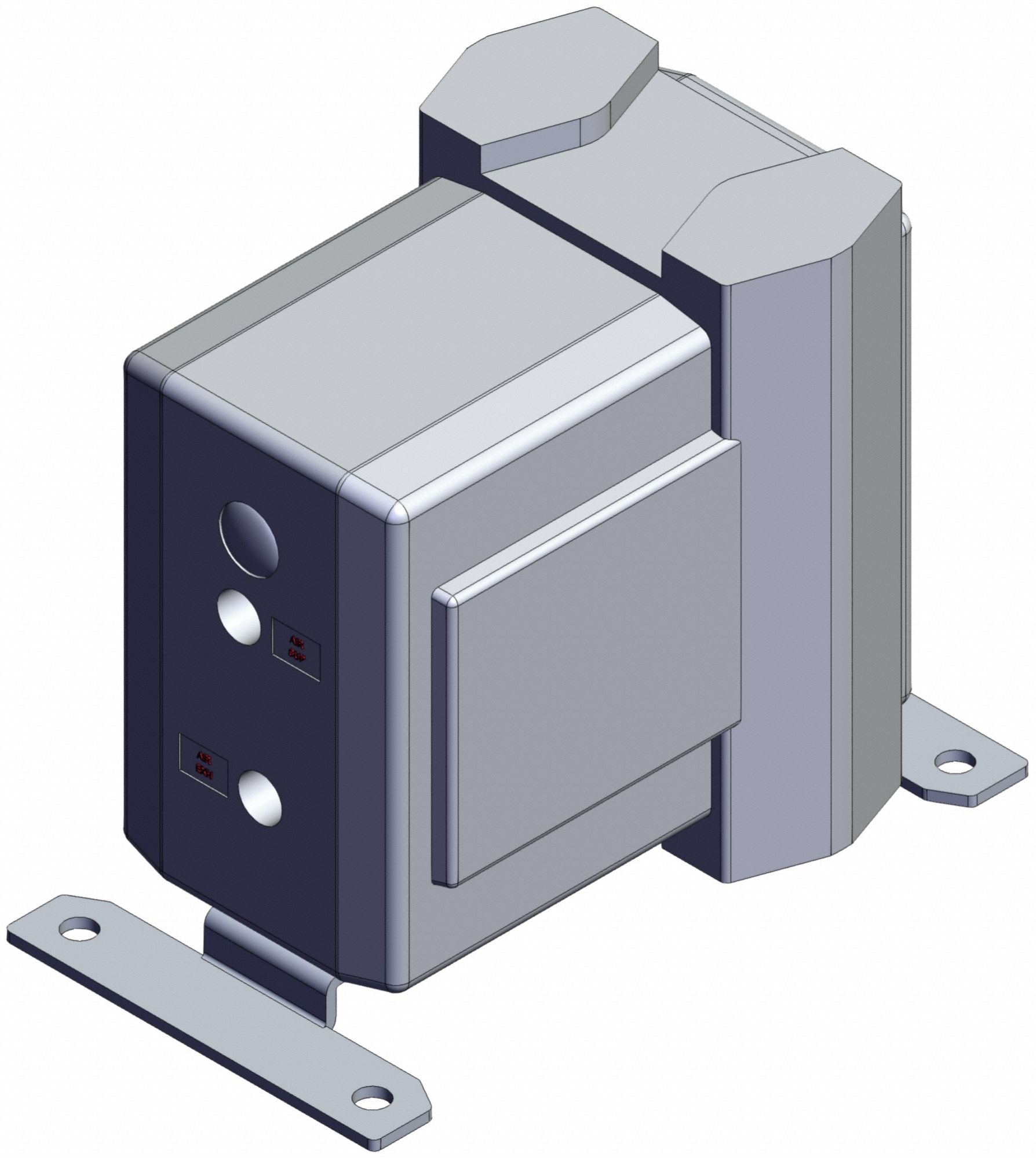 Process Pump: 45 lpm, 3/4 in NPT Air Connection, 3/4 in NPT Media Intake, PTFE Diaphragm