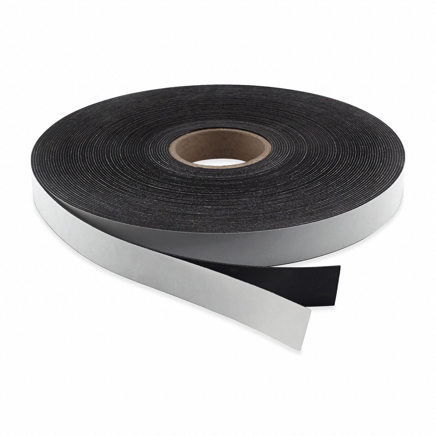 Roll Magnet: Indoor Adhesive Nonmagnetic Side, 100 ft Overall Lg, 1 in Overall Wd