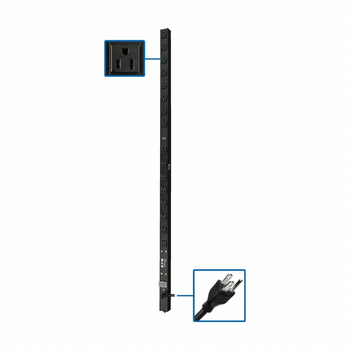 EATON TRIPP LITE, Single-Phase, 120V AC, PDU - 907EU8|PDUV15-48 - Grainger