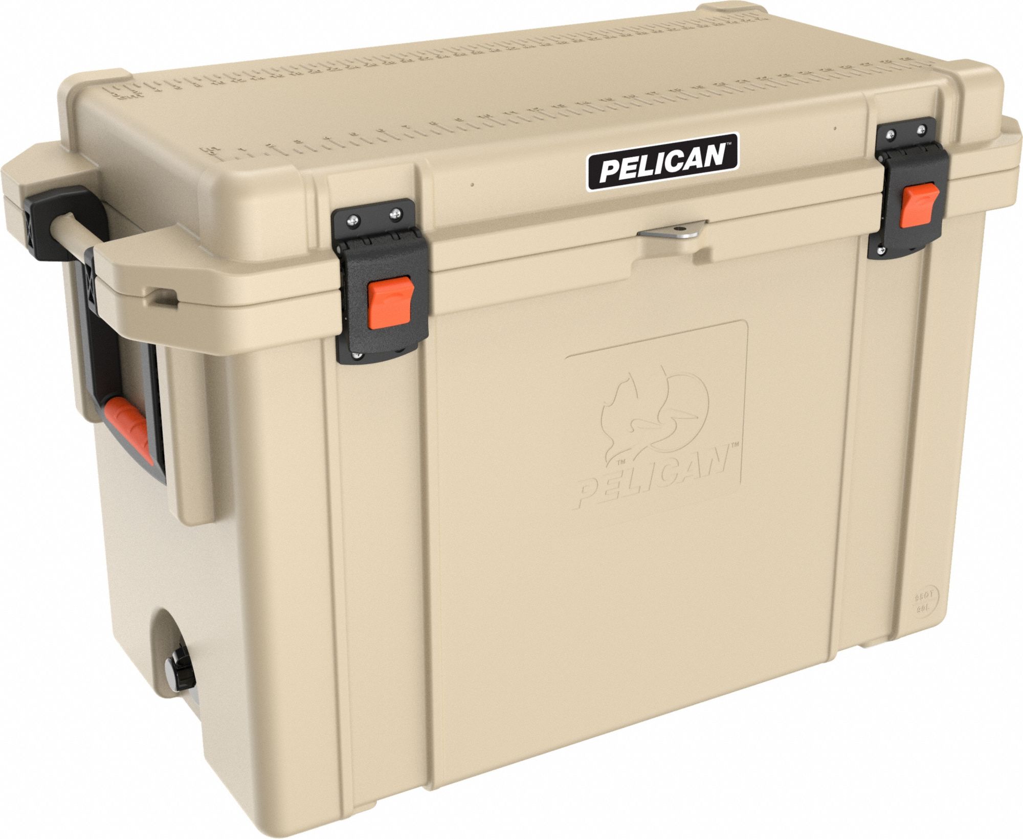 Marine Chest Cooler: Tan, 85 Cans, 95 qt Cooler Capacity, 10 day Ice Retention