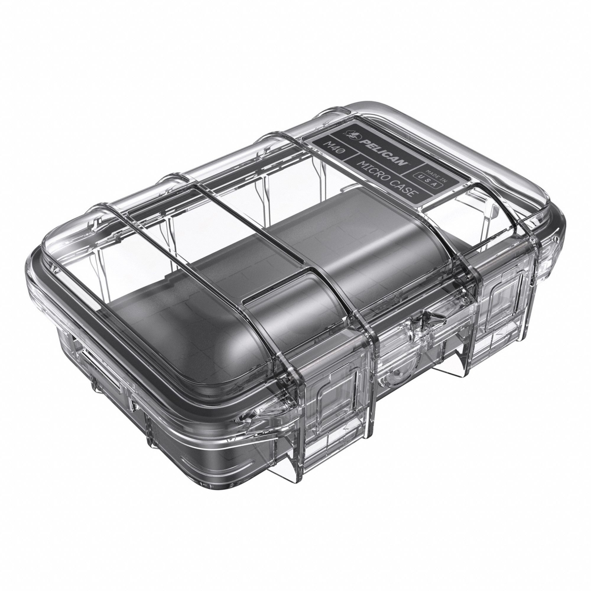 Protective Case: Clear, Stationary, 0.65 lb Wt, Polycarbonate