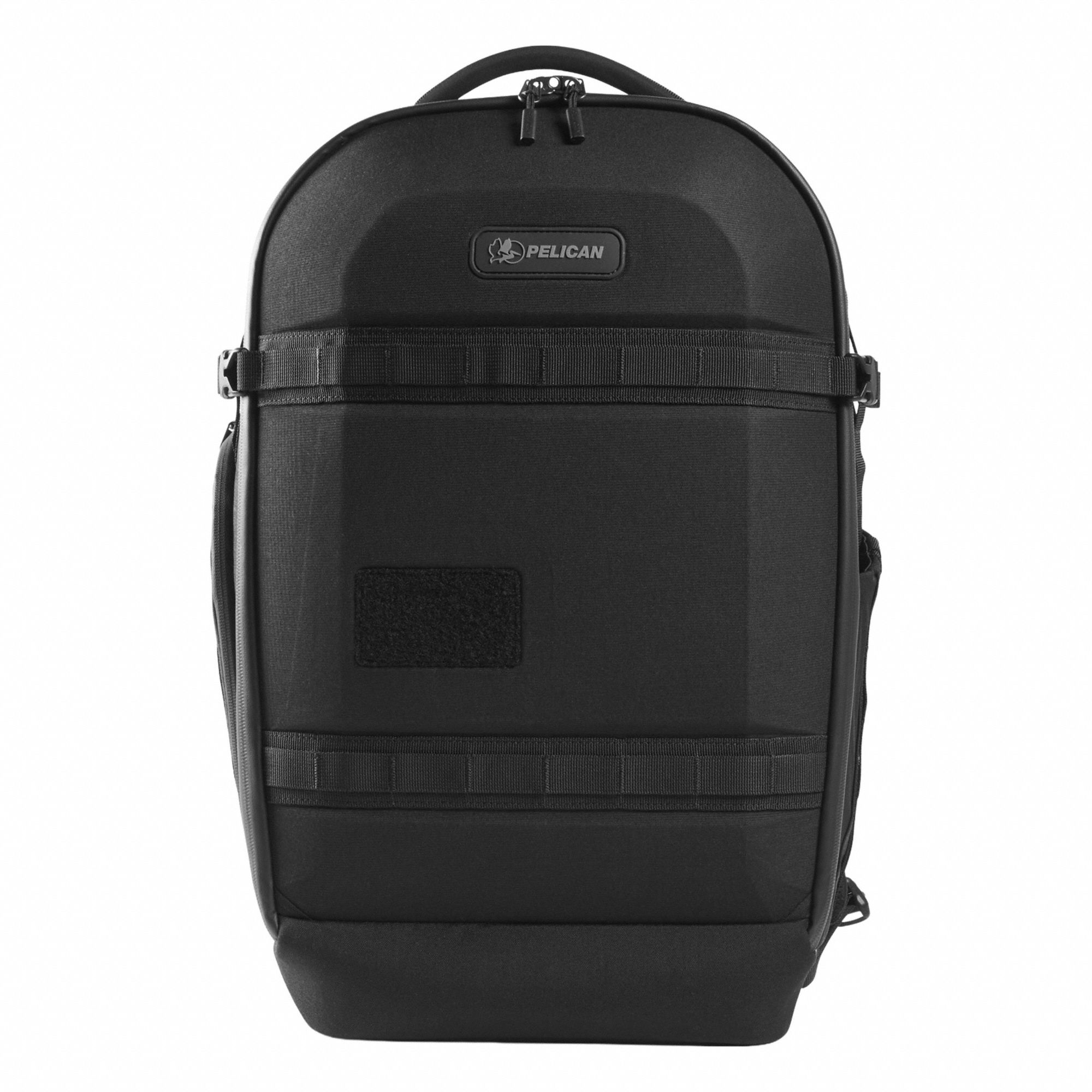 Backpack: Cordura, Black, 19 11/16 in Ht, 11 13/16 in Wd, 7 31/64 in Dp, 2 Outside Pockets