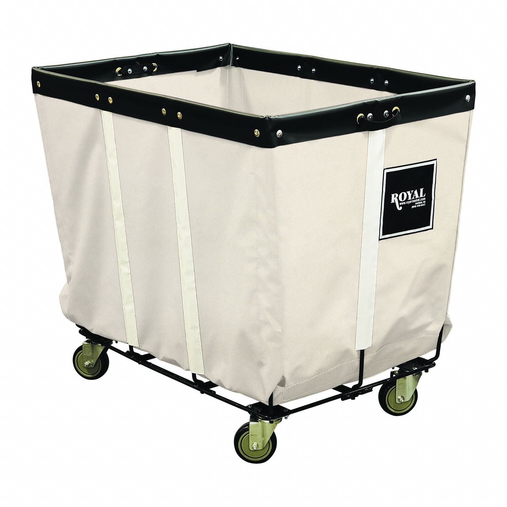 Basket Truck: Canvas Liner, Canvas, (2) Rigid/(2) Swivel, Corner, Std Truck