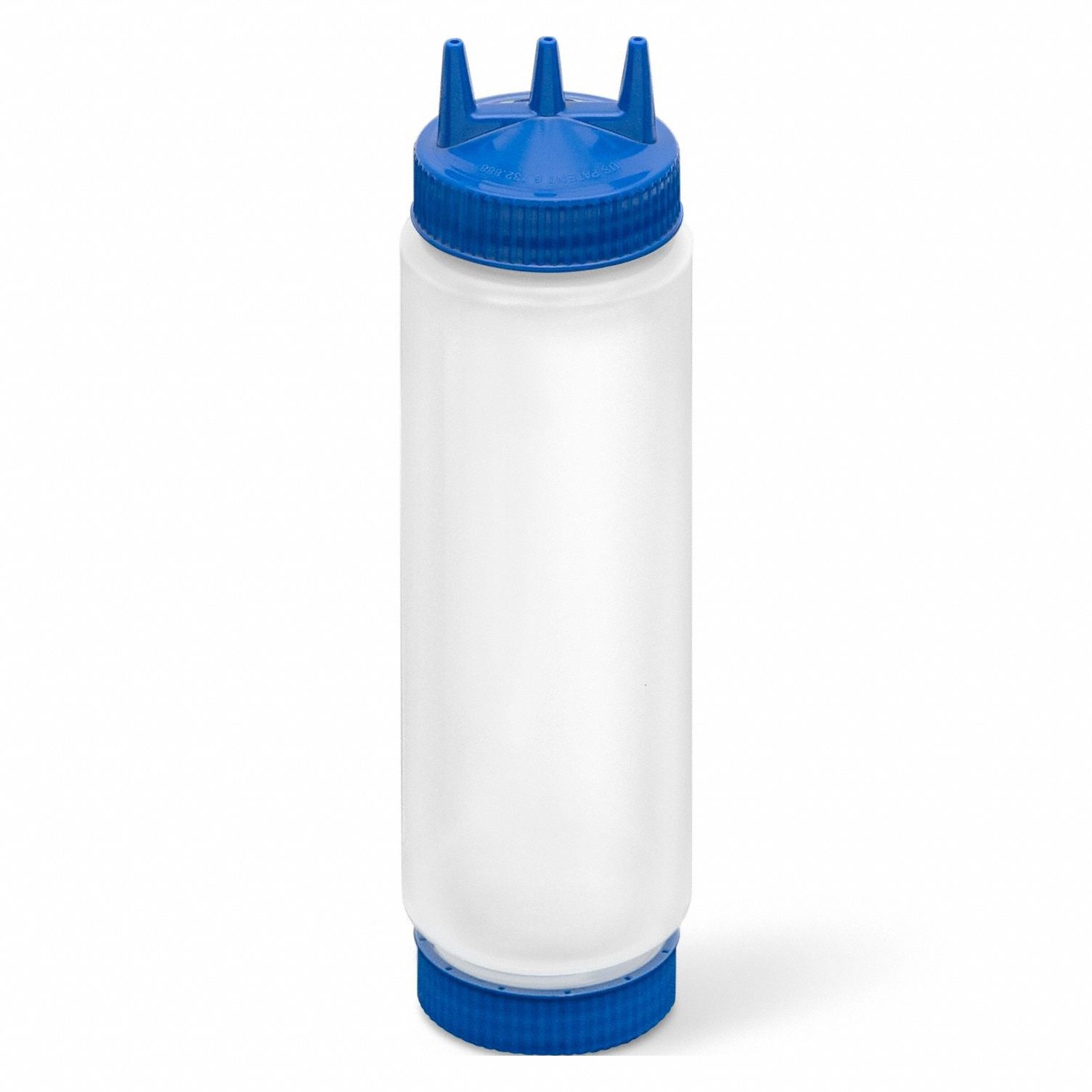 Squeeze Bottle Blue/Clear Polyethylene