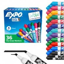 Dry Erase Markers Assorted PK36