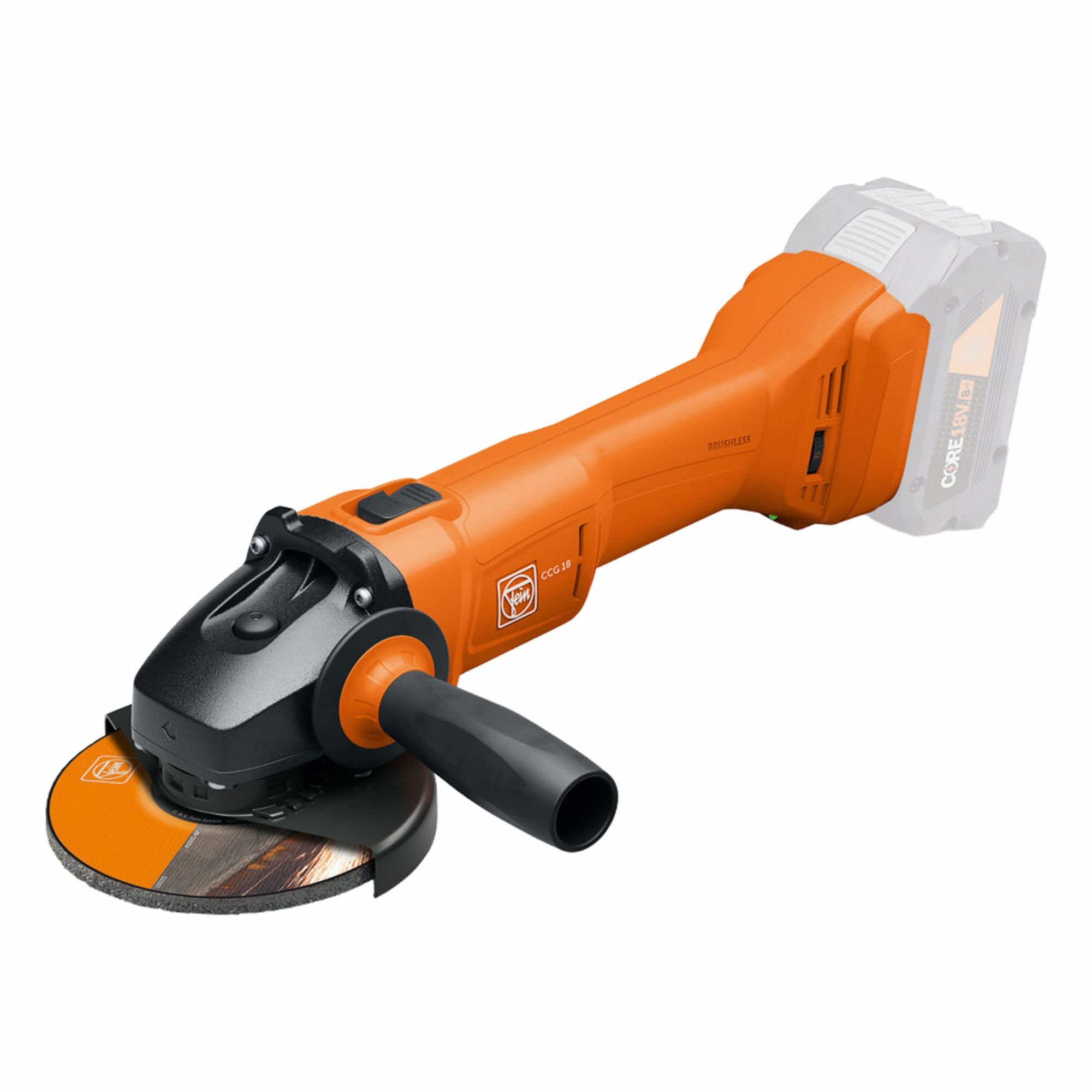 Cordless Angle Grinder 18V DC Trigger