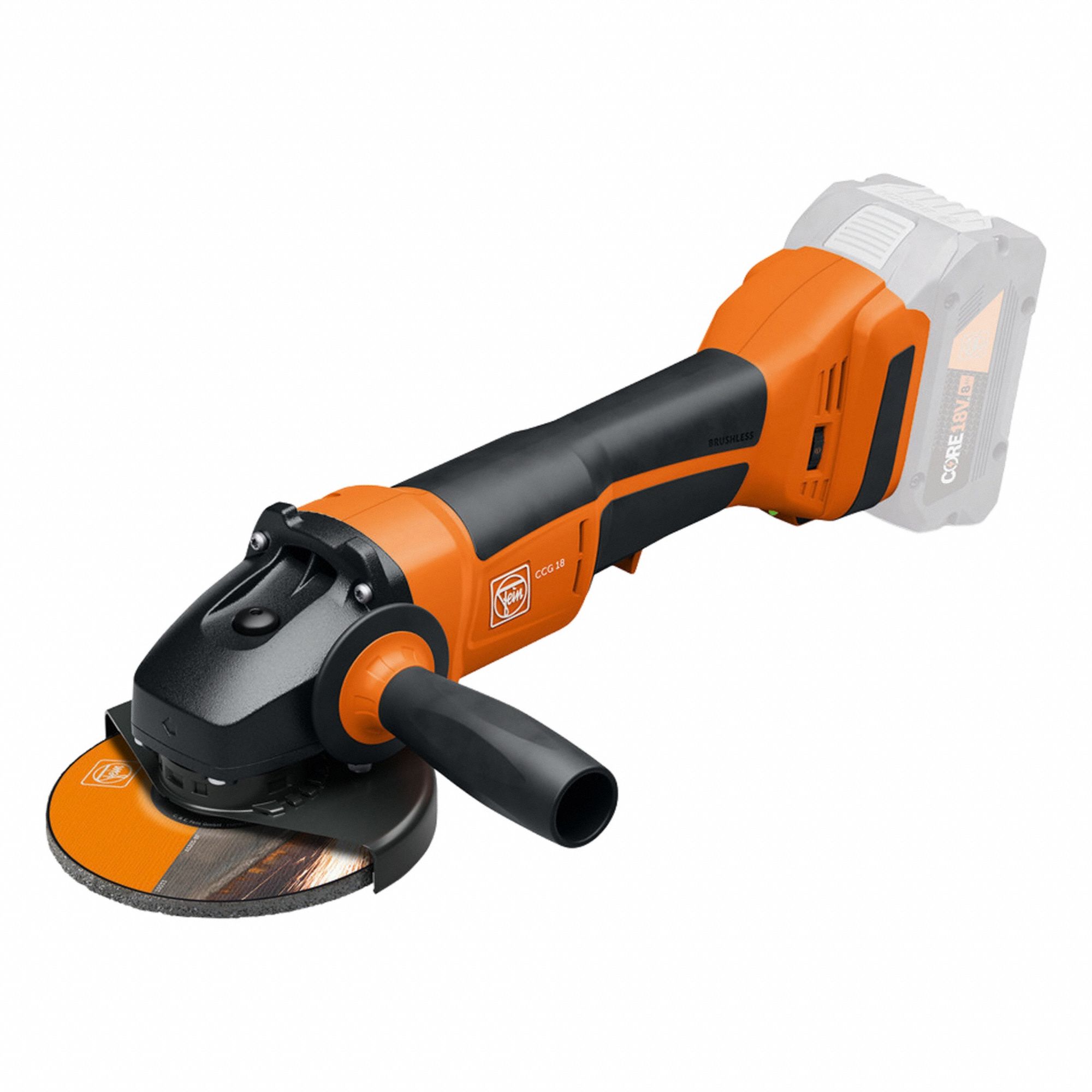 Cordless Angle Grinder 18V DC Paddle