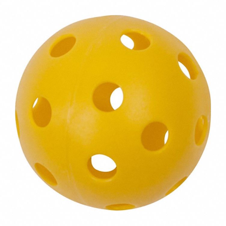 Baseball Set: Yellow, 9 in Circumference, Plastic