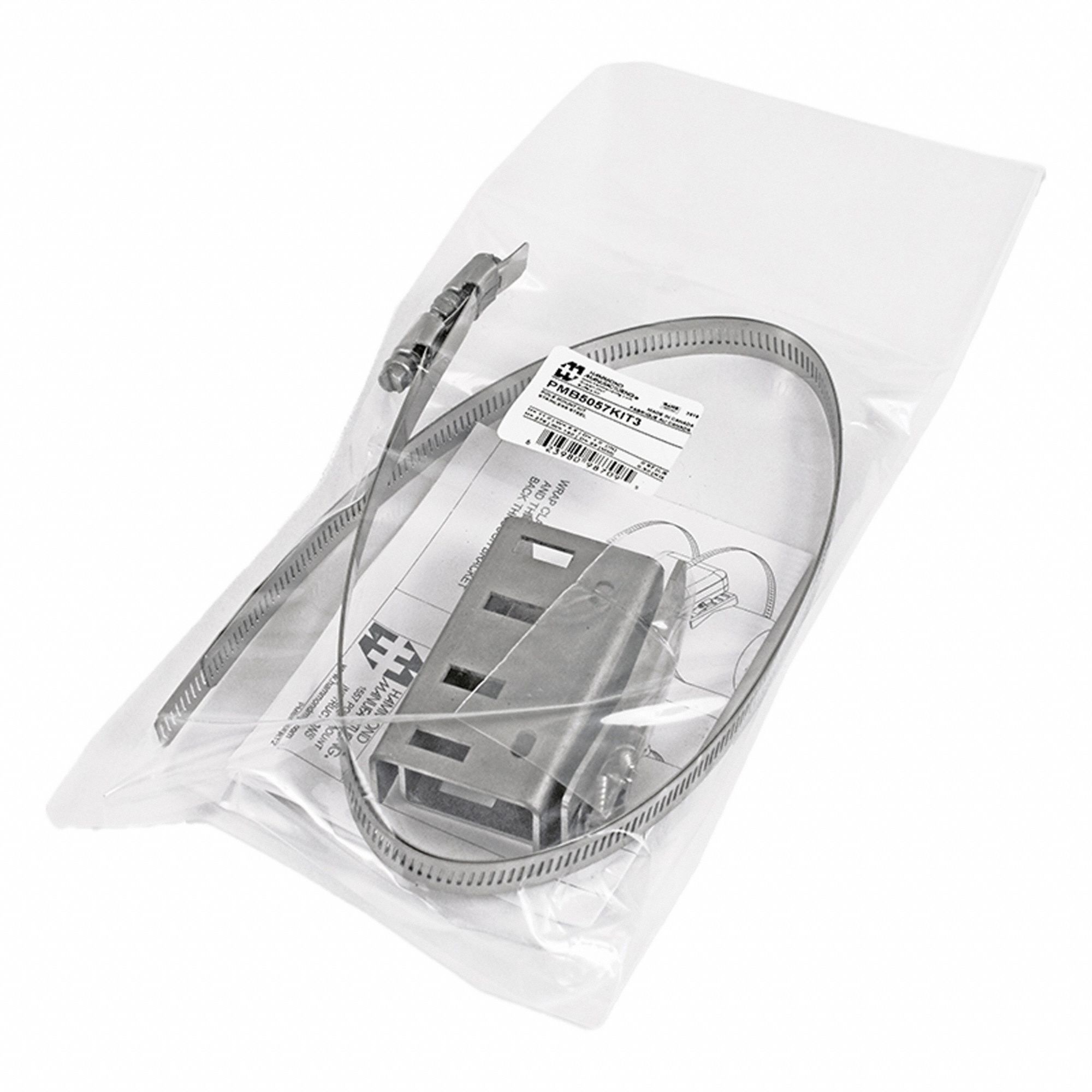 Pole Mount Kit: Allows Select Hammond Enclosures to be Mounted Securely to a Pole