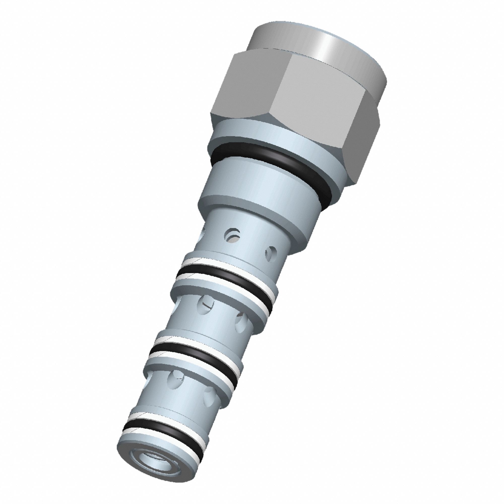 Cartridge Valve: Steel, Screw-In, Screwdriver Adjustment, C10-40 Valve Cavity Size