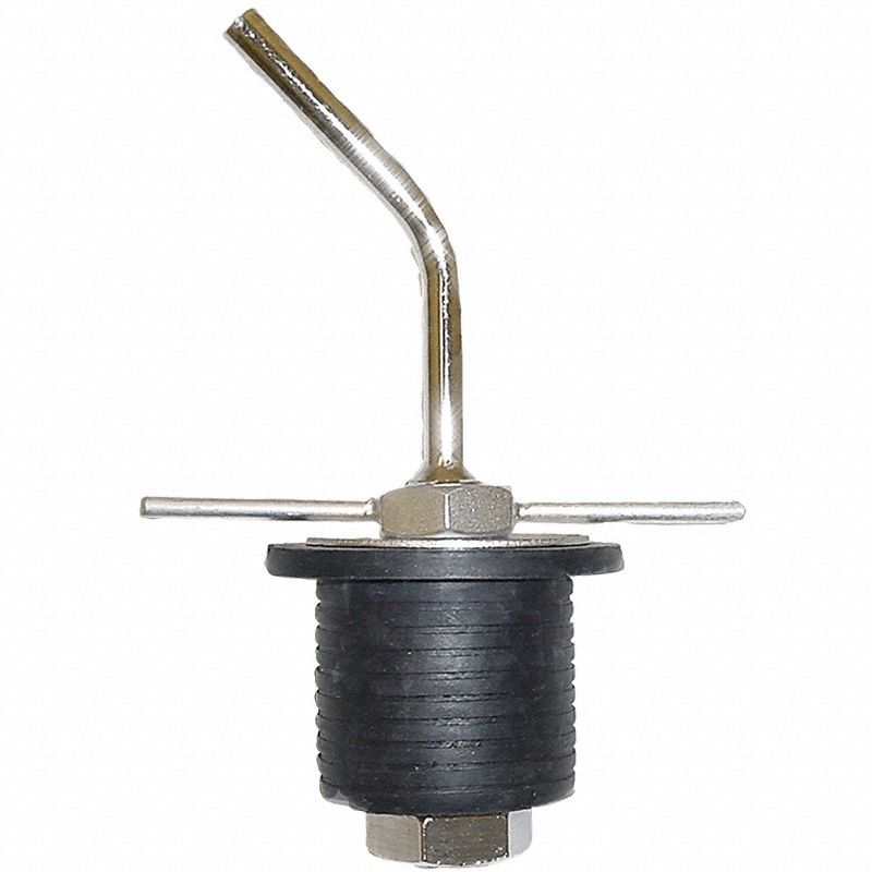 Liquid Dewar Pouring Spout: 6 in Overall Ht, 2 1/2 in Overall Wd, Tanks