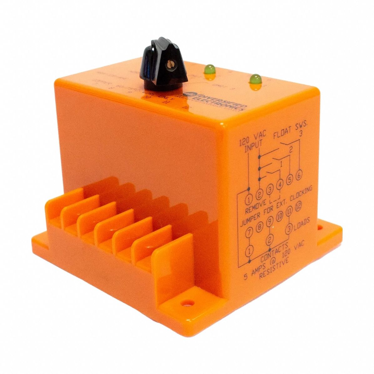 Alternating Relay: ARA Series, 120V AC, 3PDT, Square, Panel Mounting