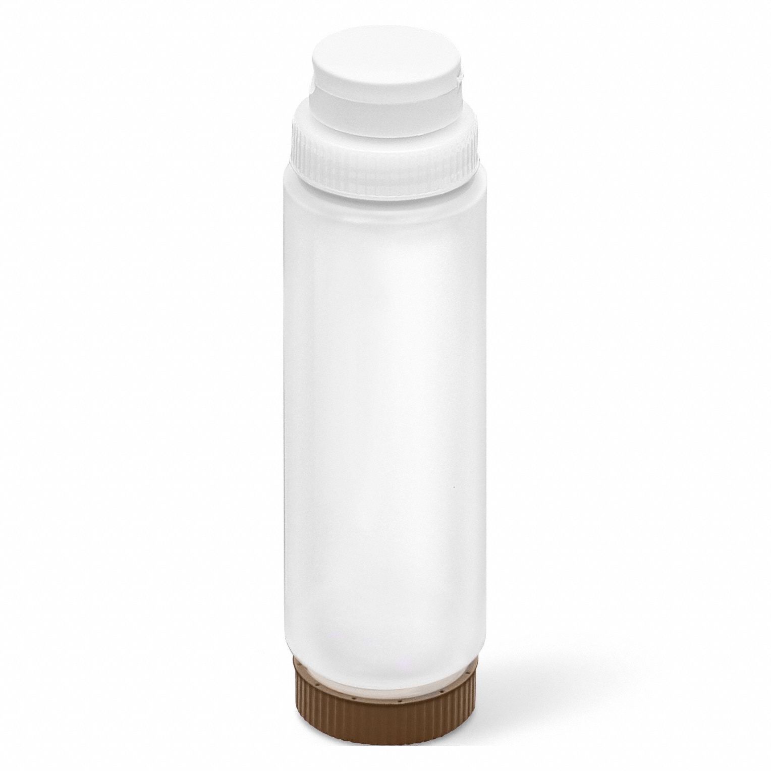 Squeeze Bottle Brown/Clear Polyethylene