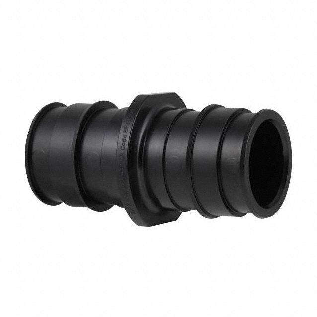 Barbed Fitting Coupling: 2 1/2 in ID x 1 1/2 in ID Size, Barbed x Barbed, Polymer, Expansion