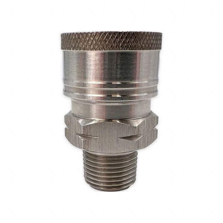 Quick-Connect Coupler: 3/8 in (M)NPT, 3/8" (F)QC
