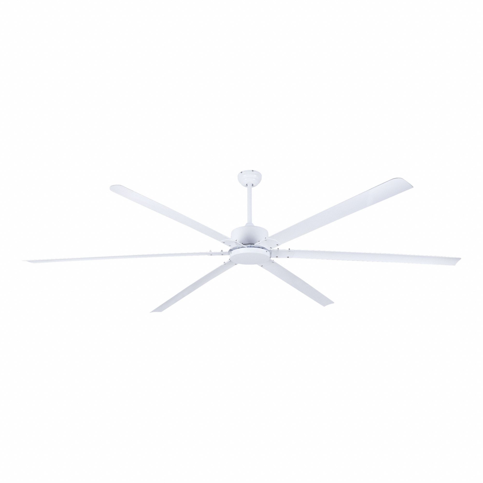 Ceiling Fan: 8 ft Blade Dia, 5 Speeds, 10, 292/16, 729 cfm, 120V AC, 30 ft Max. Mounting Ht