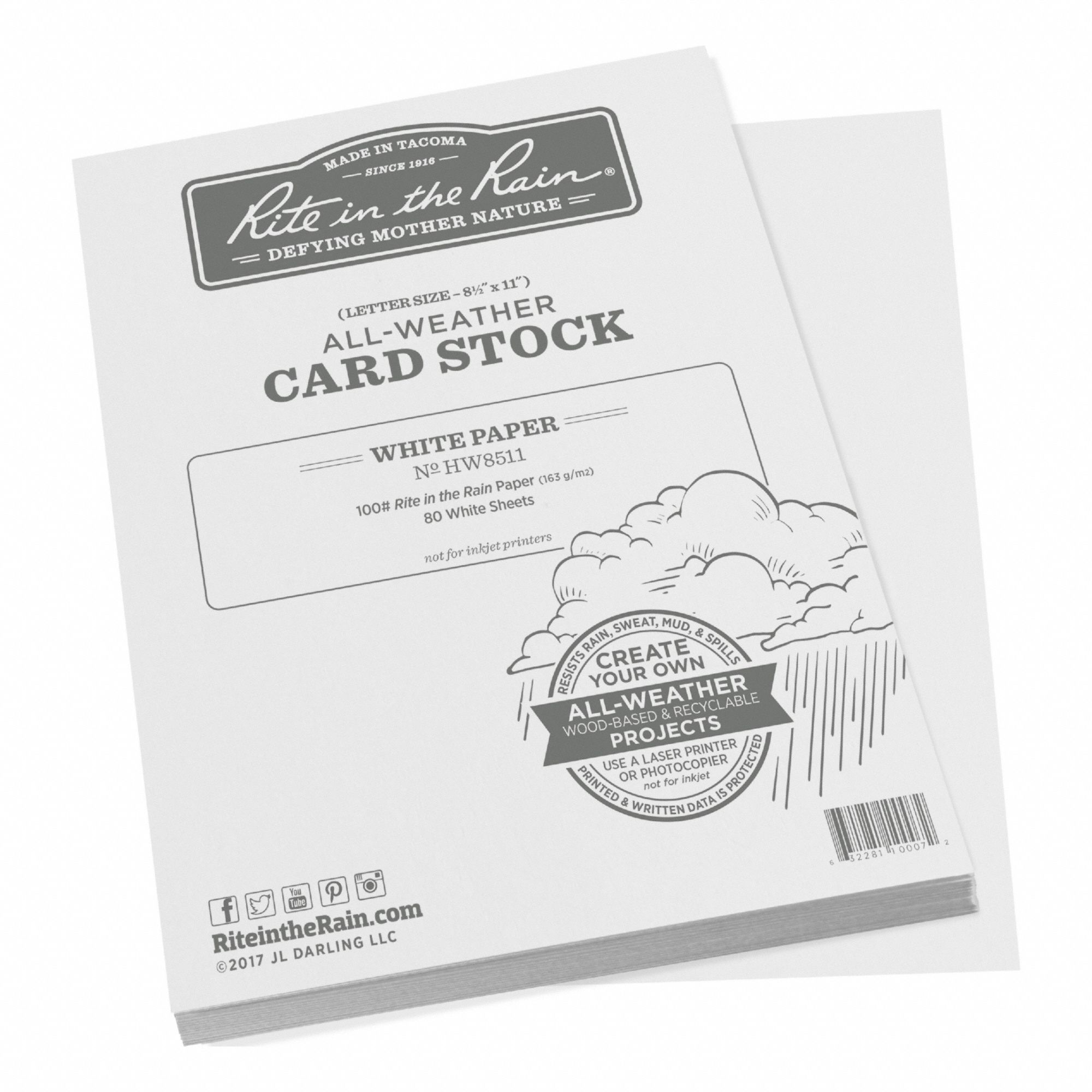 Card Stock Paper Unfinished