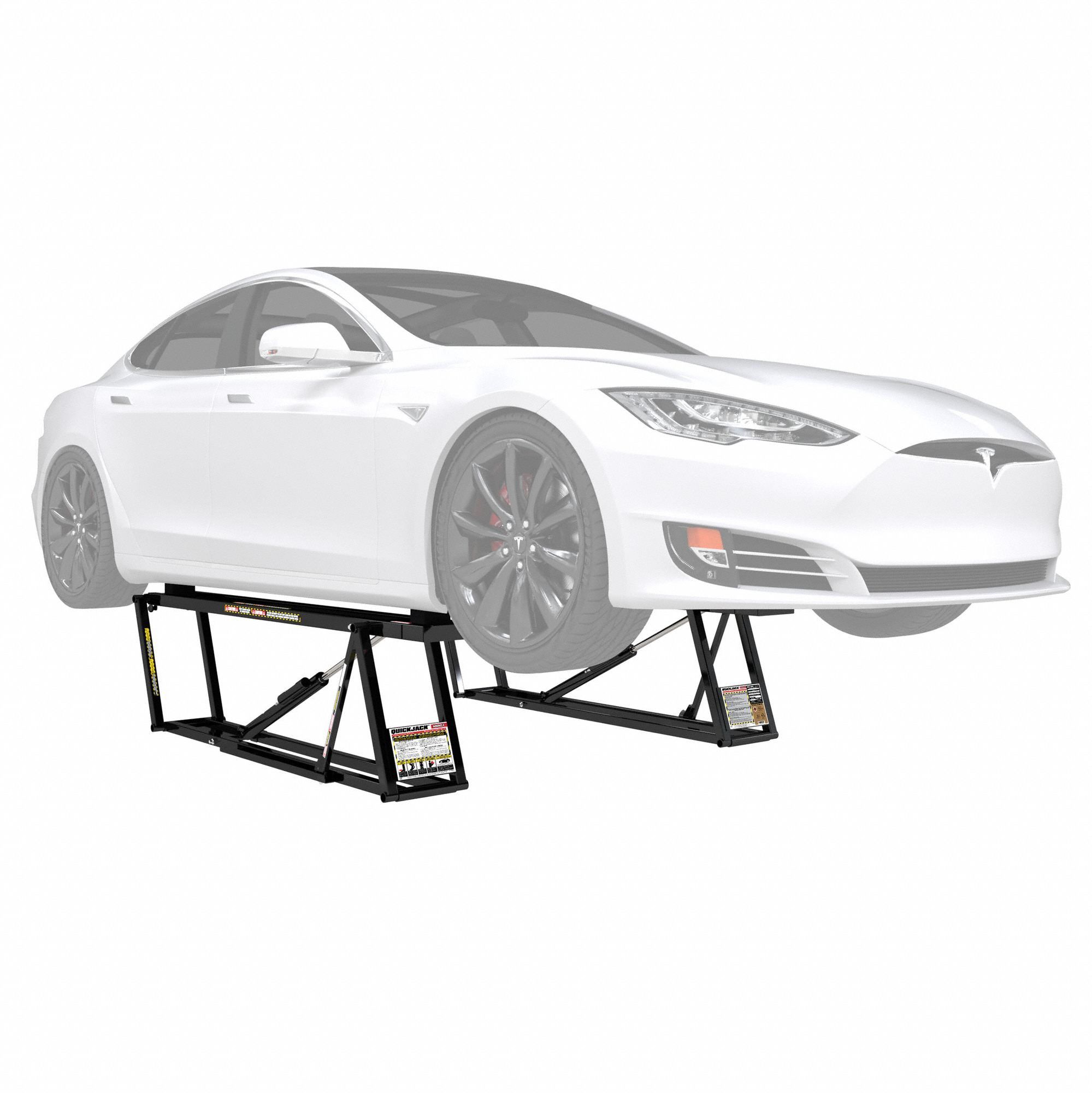 Portable Car Lift: 6, 000 lb Load Capacity, 24 1/2 in Max Lift Ht, 3 in Min Lift Ht, PR