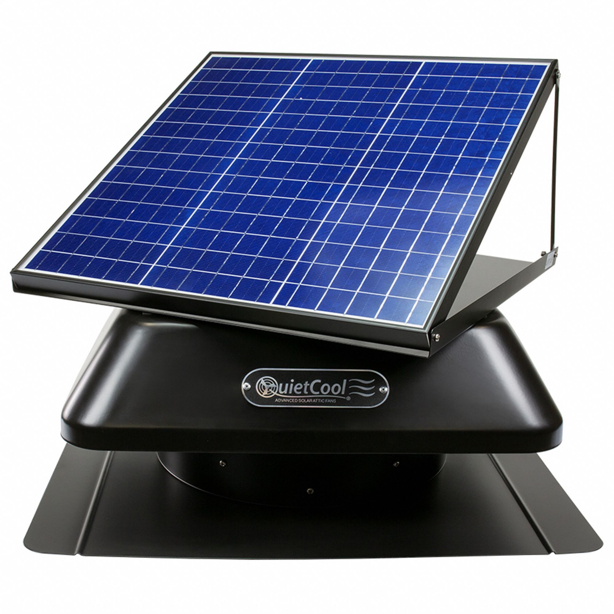 Quietcool 40 watt solar powered roof mount attic fan sale