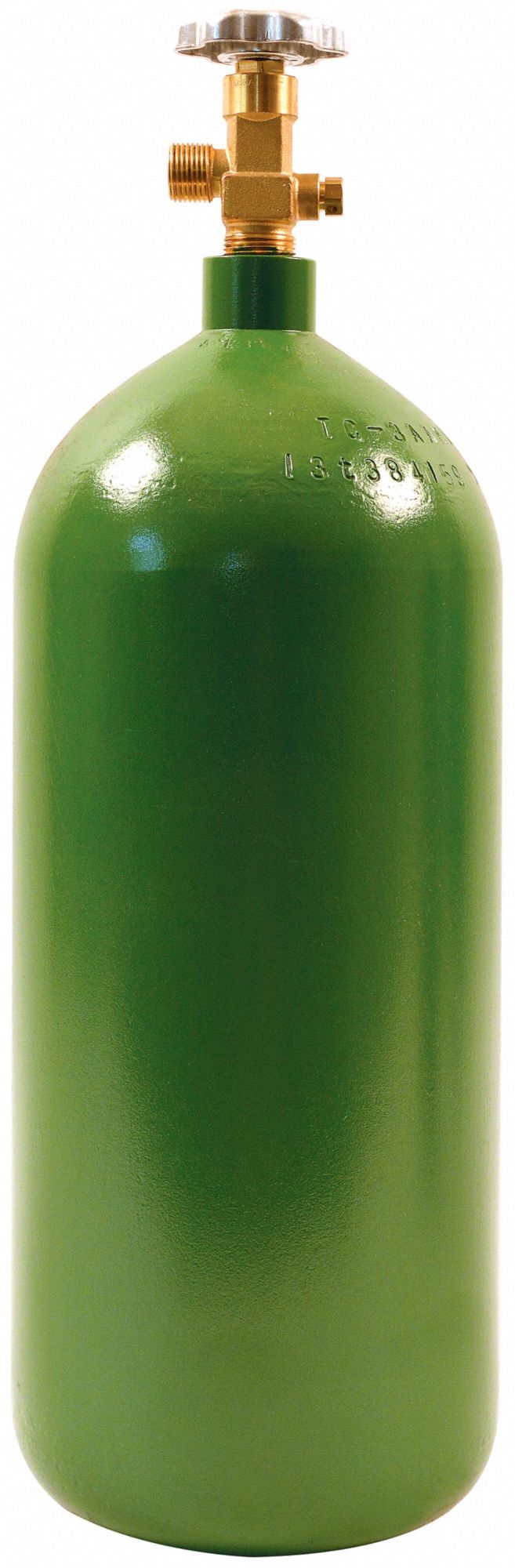 40 Cu/ft Oxygen Welding Gas Cylinder Tank CGA 540 - EMPTY - High Pressure Steel Cylinder