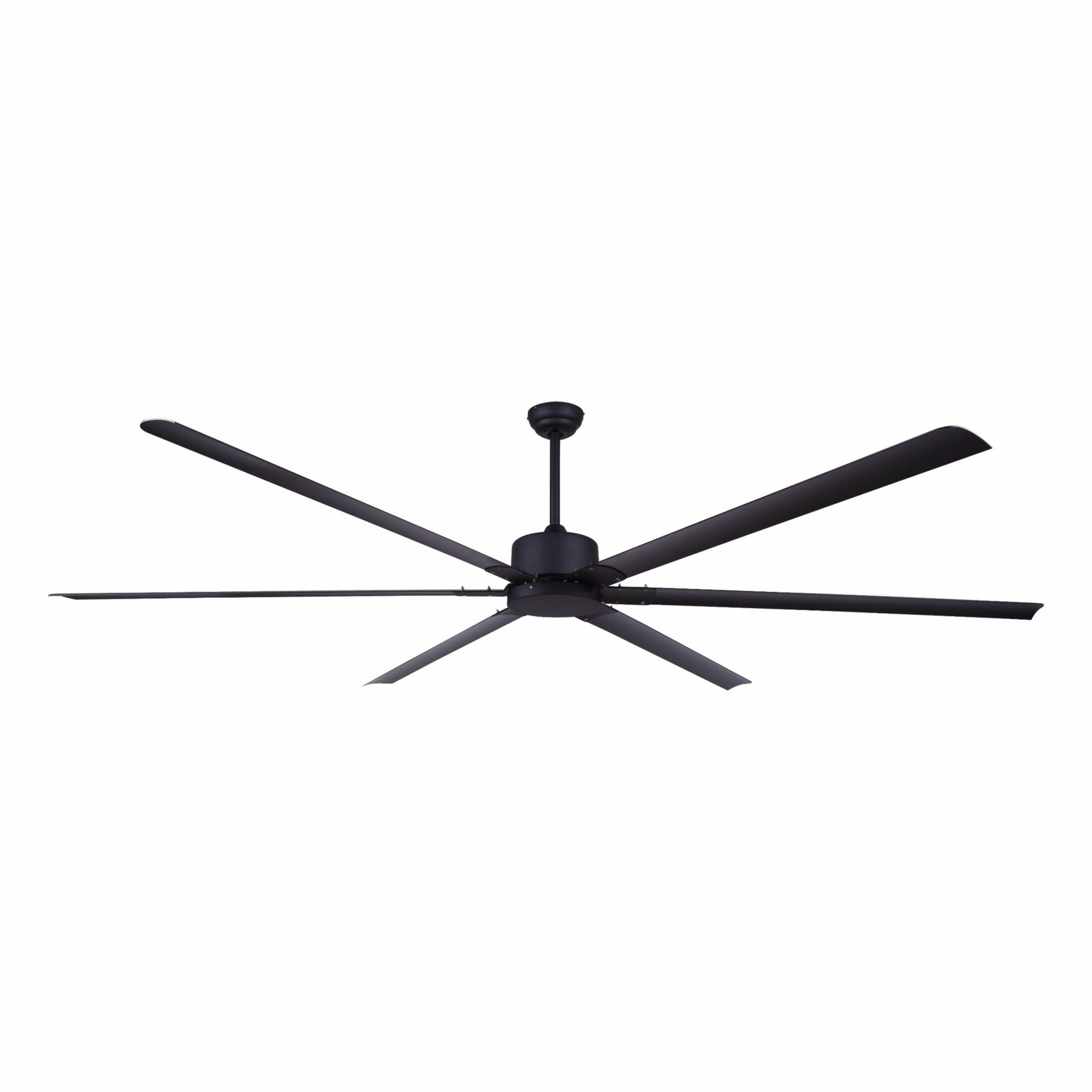 Ceiling Fan: 8 ft Blade Dia, 5 Speeds, 10, 292/16, 729 cfm, 120V AC, 30 ft Max. Mounting Ht