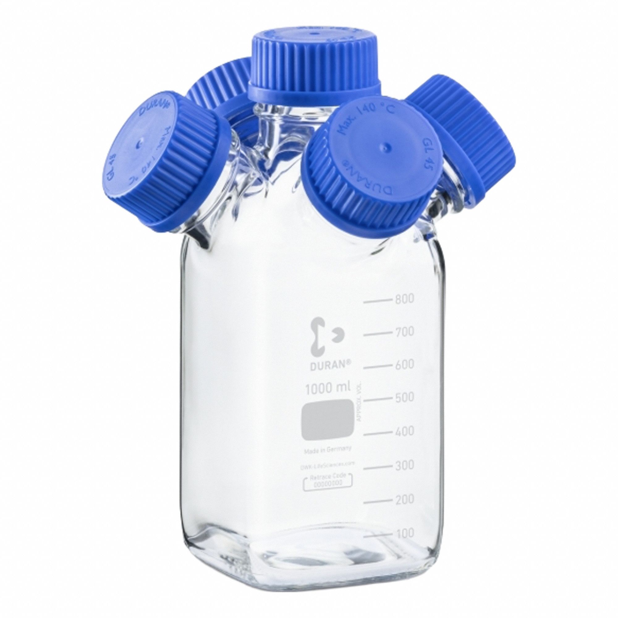 Rectangular Glass Lab Bottles - 410WK1|218505453 - Grainger