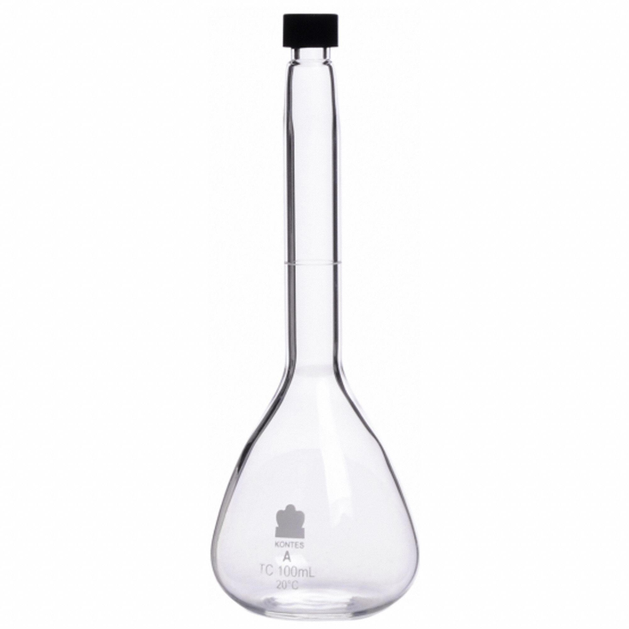 KIMBLE Volumetric Flask 100 mL Labware Capacity Metric, Borosilicate