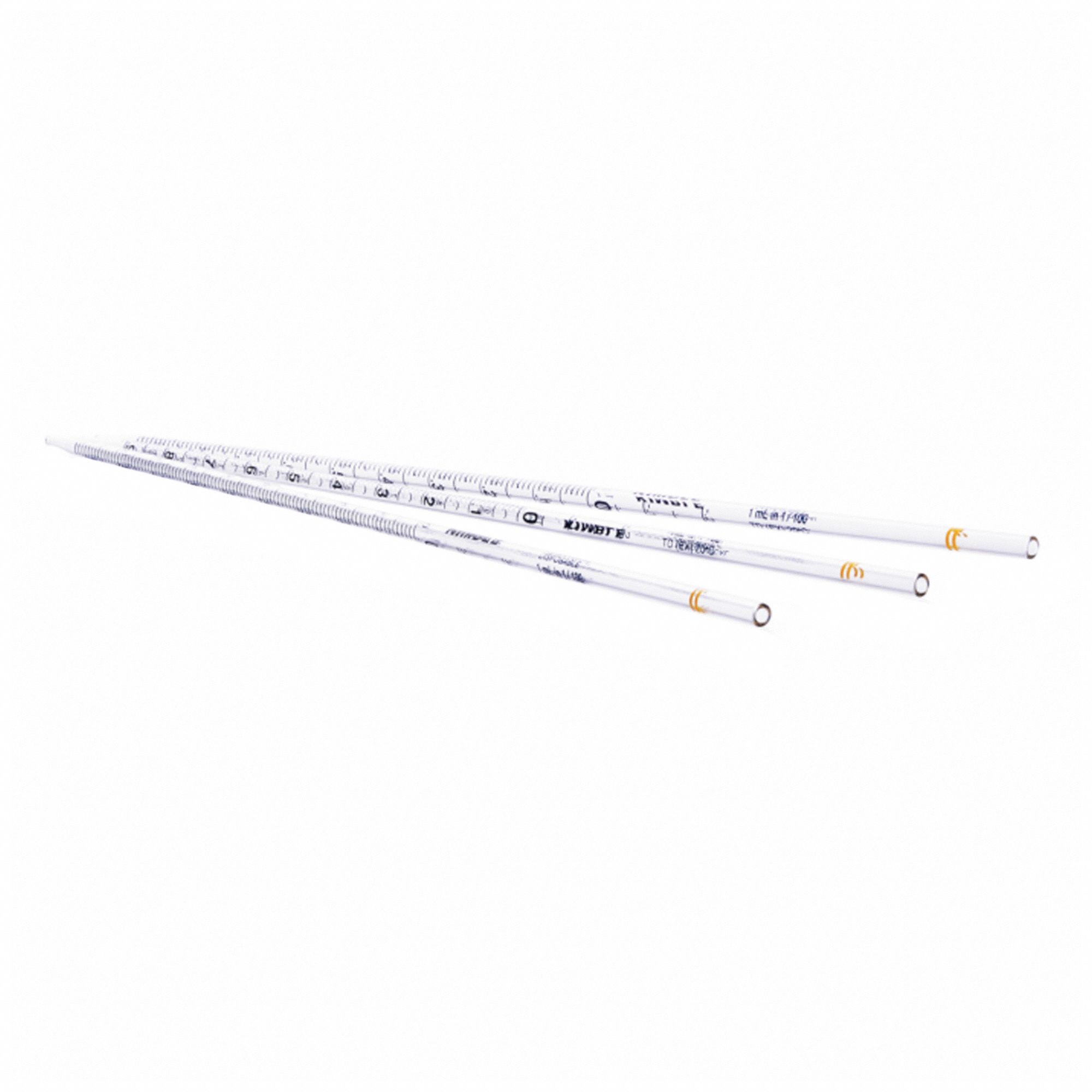 Serological Pipette: 1 mL Capacity, 0.1 mL Graduation Increments, Non-Sterile