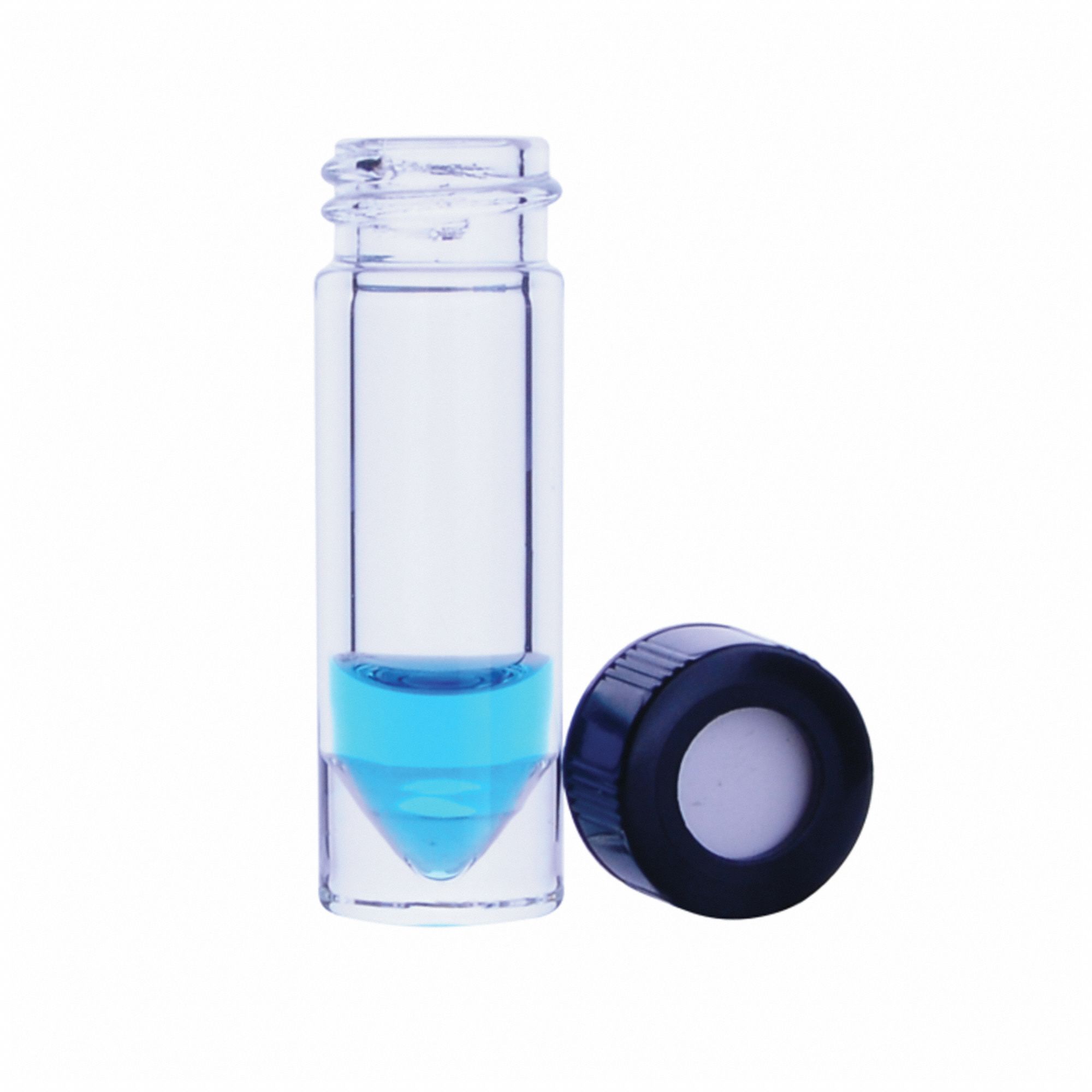 Borosilicate Glass, 5 mL Capacity - mL, High Recovery Vial with Cap ...