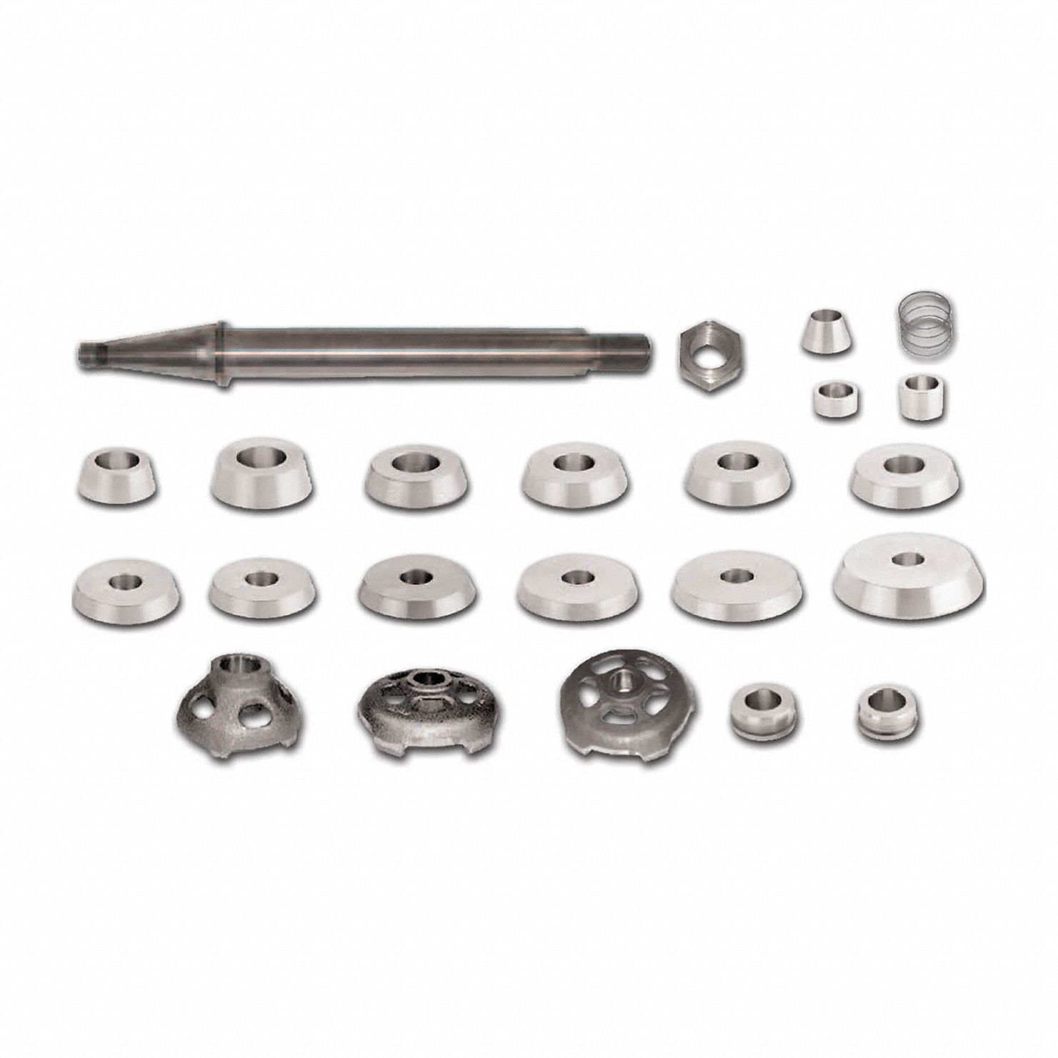 Adapter Set: Truck Adapter Set, 1 1/2- 12 Thread Size, 2 1/2 in Overall Ht