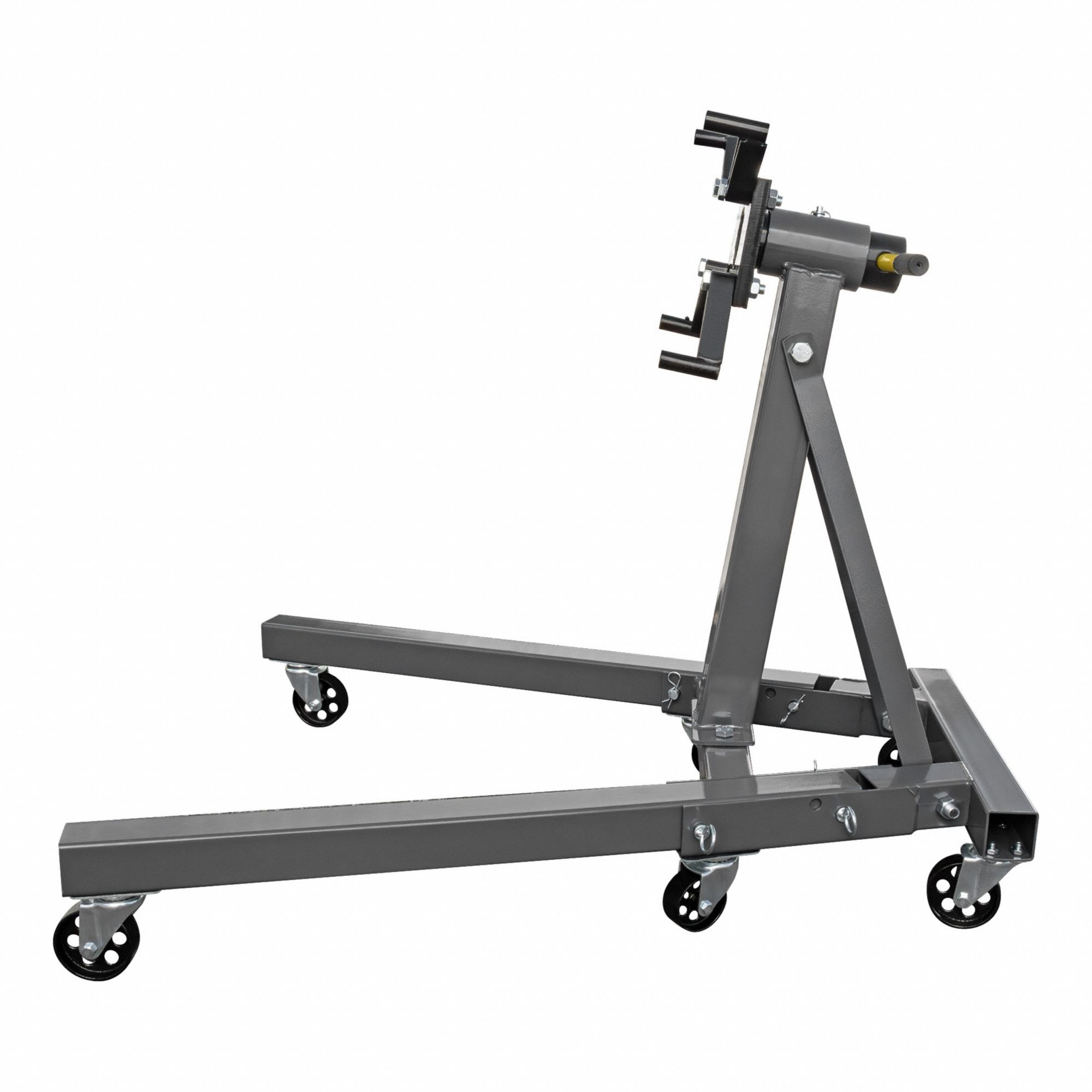 Engine Stand: U-Shape, 1 ton Load Capacity, 38 1/2 in Overall Ht, 43 1/2 in Overall Lg