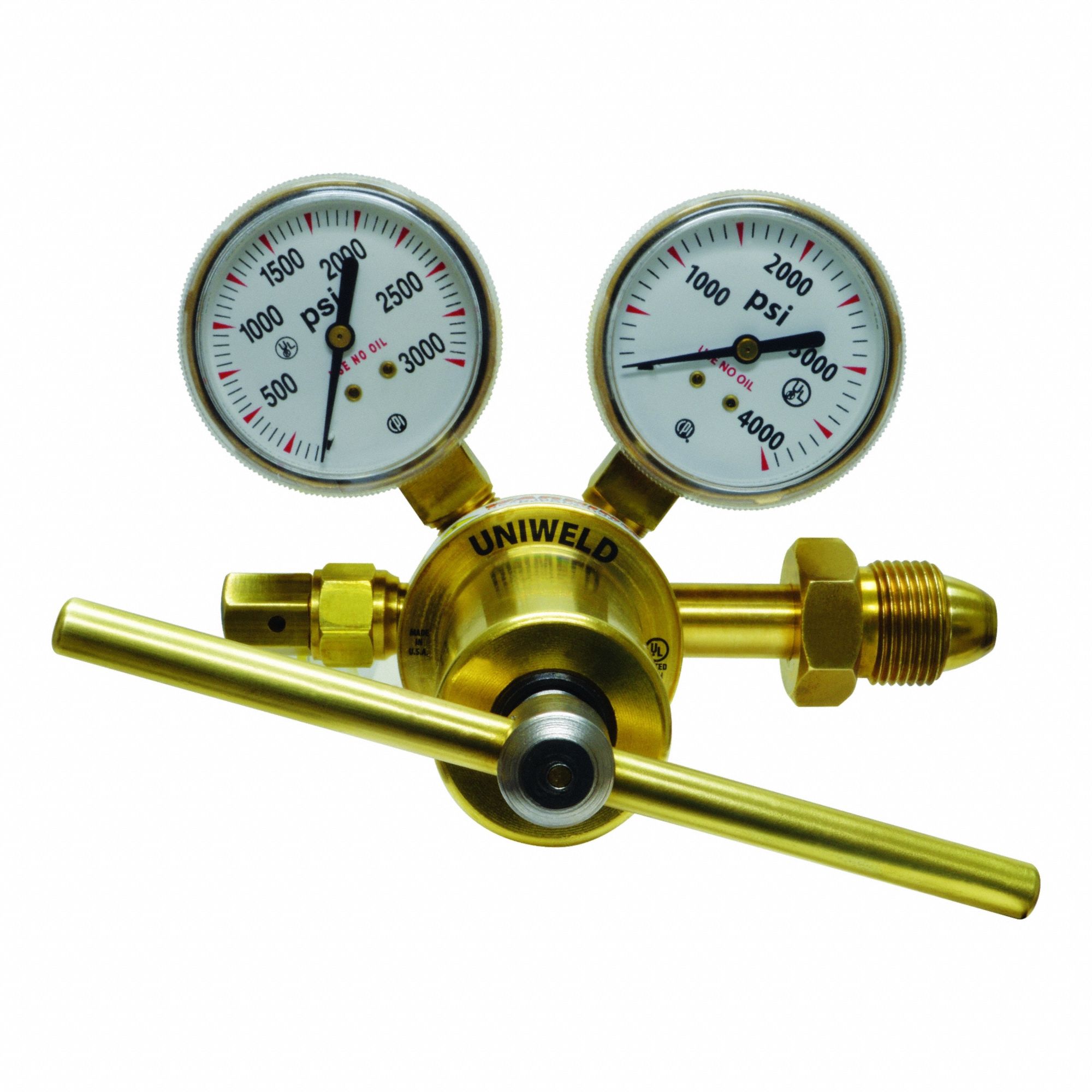 Regulator Spec 1-Stage Nit CGA580: Single Stage, CGA 580 Inlet, 1/4" NPT F Outlet