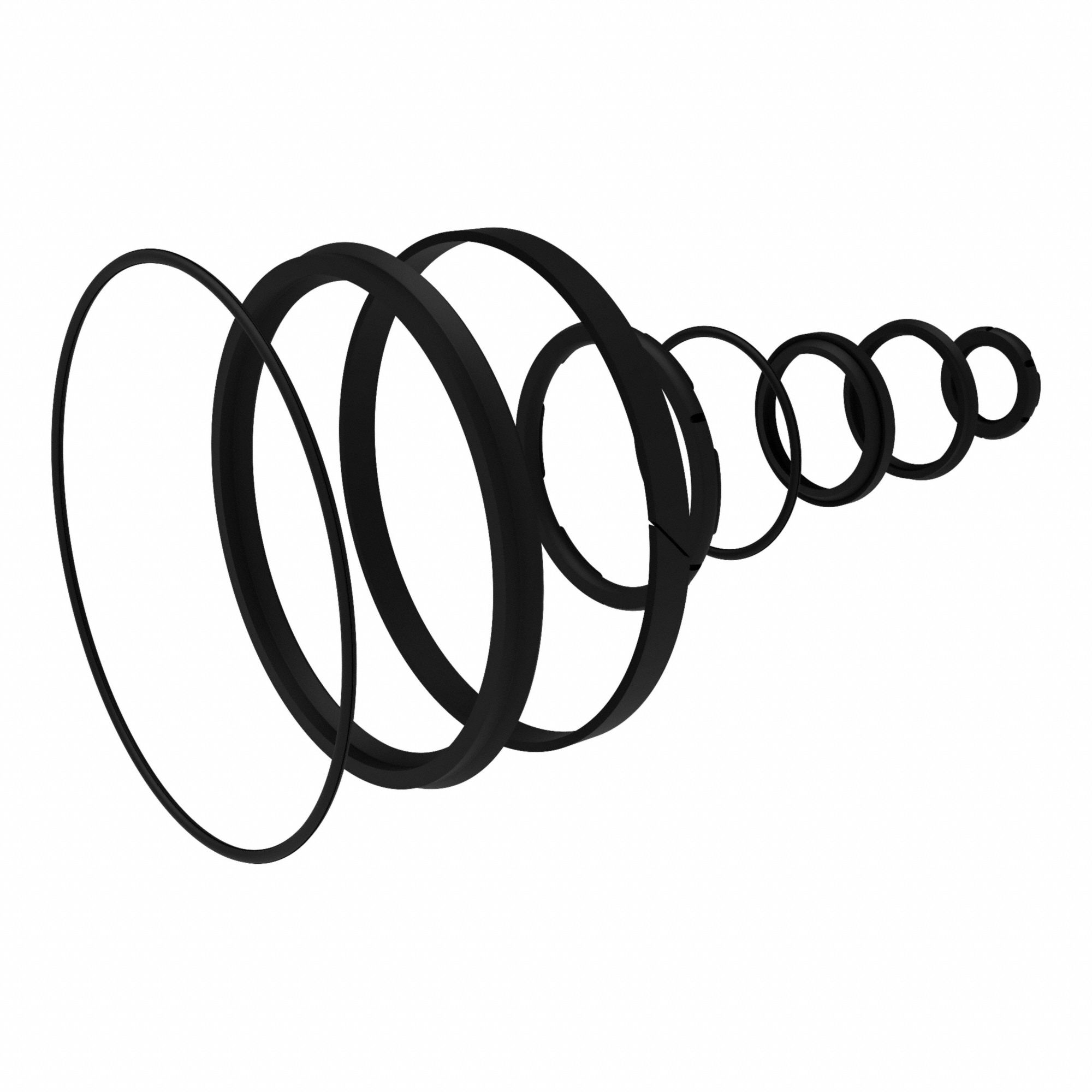 Seal Kit: Compatible with Series AN, Cushion Seal/Wear Strip, RKNAWM-BB