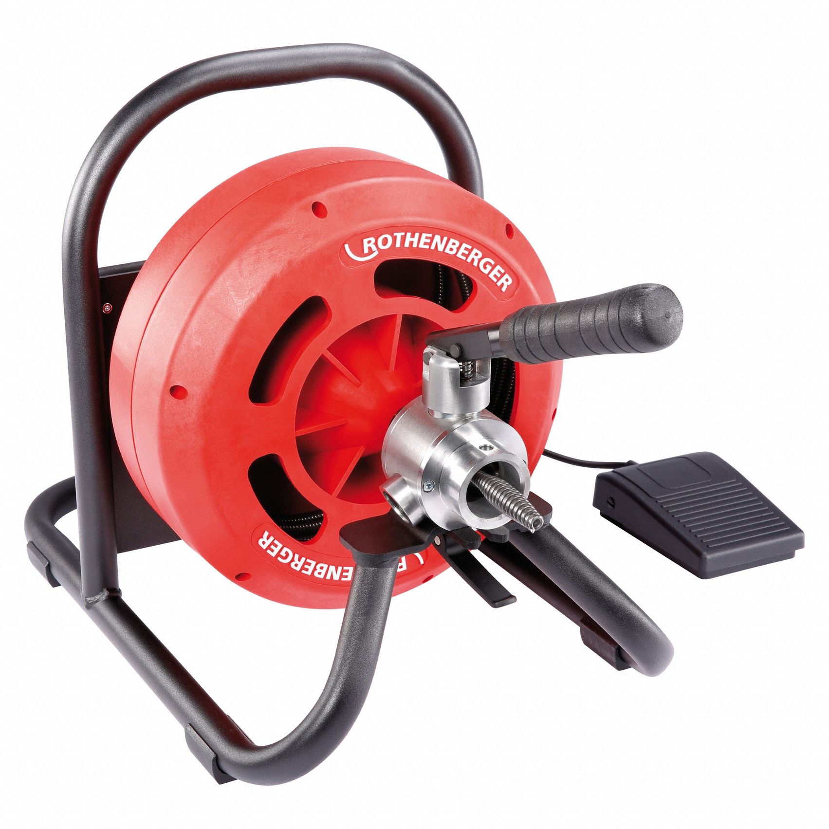 Drain Cleaning Machine: Corded, RODRUM S10, For 1 1/2 in to 4 in Pipe, 32 ft Cable Lg.