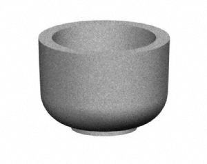 Security Planter, Round, 30 In. H