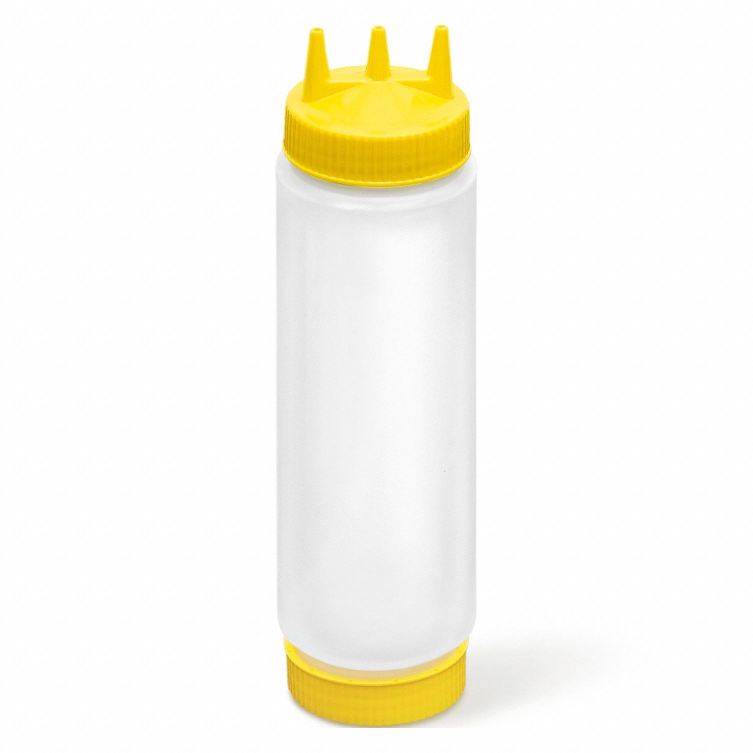 Squeeze Bottle Clear/Yellow Polyethylene