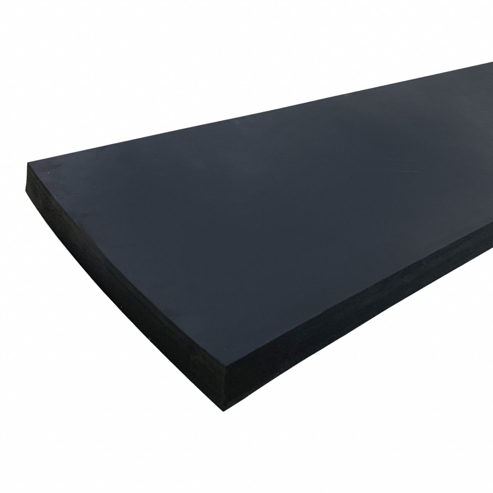 Rubber Sheet: EPDM, Std, 1/16 in Thick, 6 in x 10 ft, Black, 60 Shore A Durometer, -40°F to 225°F