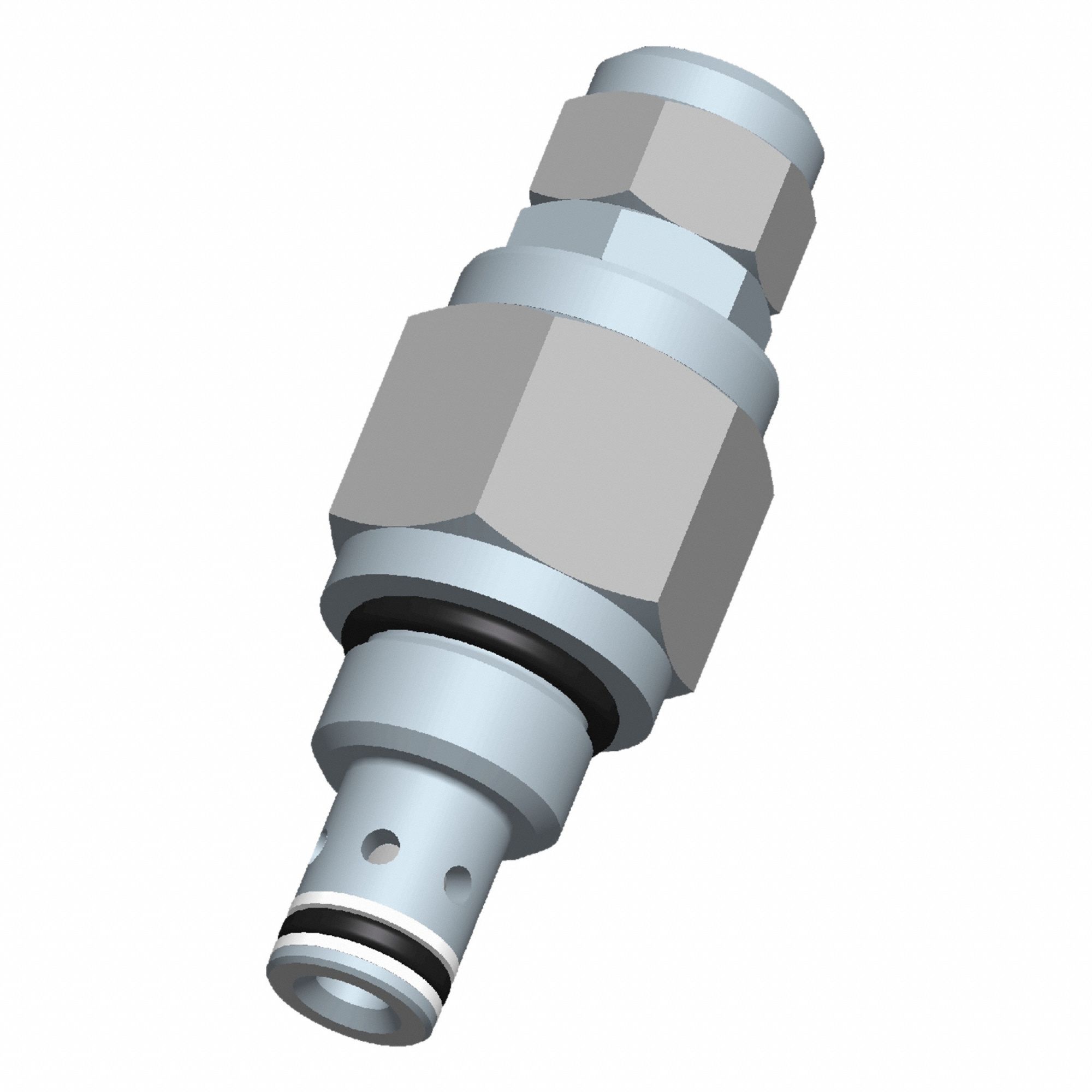 Cartridge Valve: Steel, Screw-In, Screwdriver Adjustment, C08-20 Valve Cavity Size