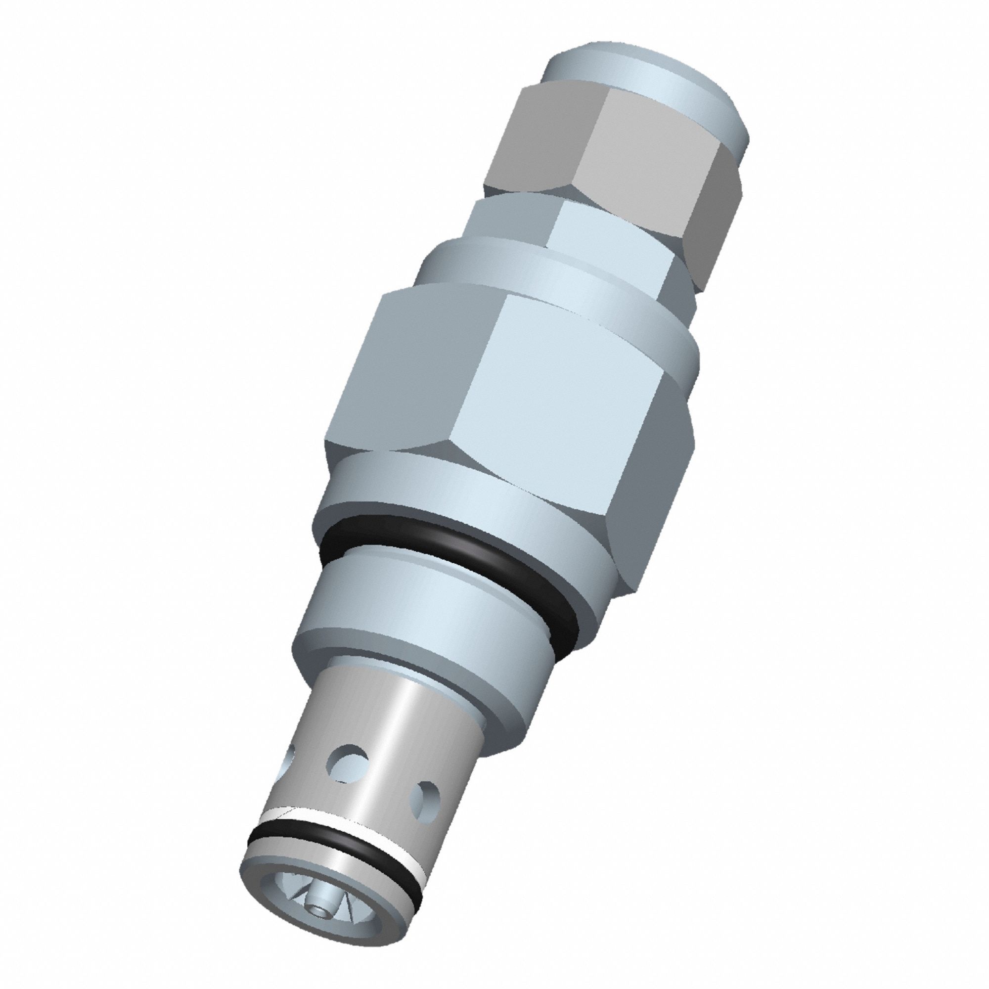 Cartridge Valve: Steel, Screw-In, Screwdriver Adjustment, C10-20 Valve Cavity Size