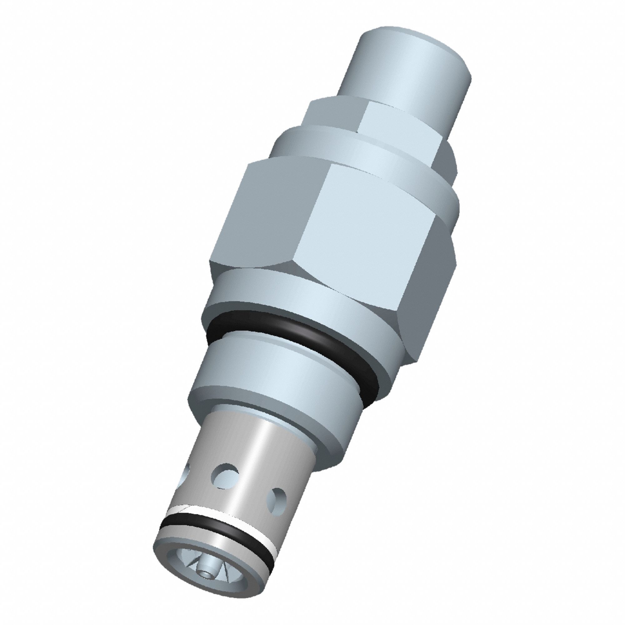 Cartridge Valve: Steel, Screw-In, Screwdriver Adjustment, C10-20 Valve Cavity Size