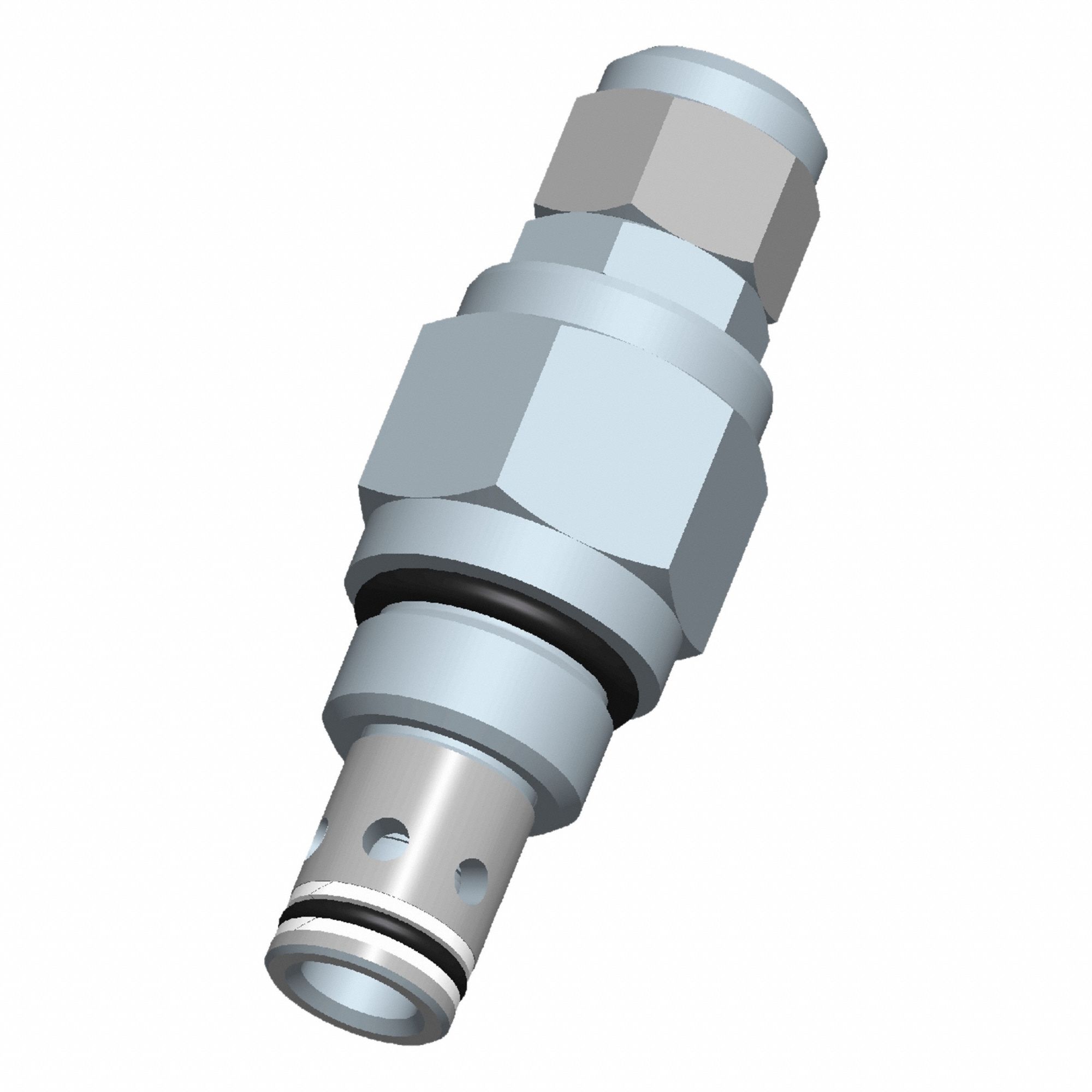 Cartridge Valve: Steel, Screw-In, Screwdriver Adjustment, C10-20 Valve Cavity Size