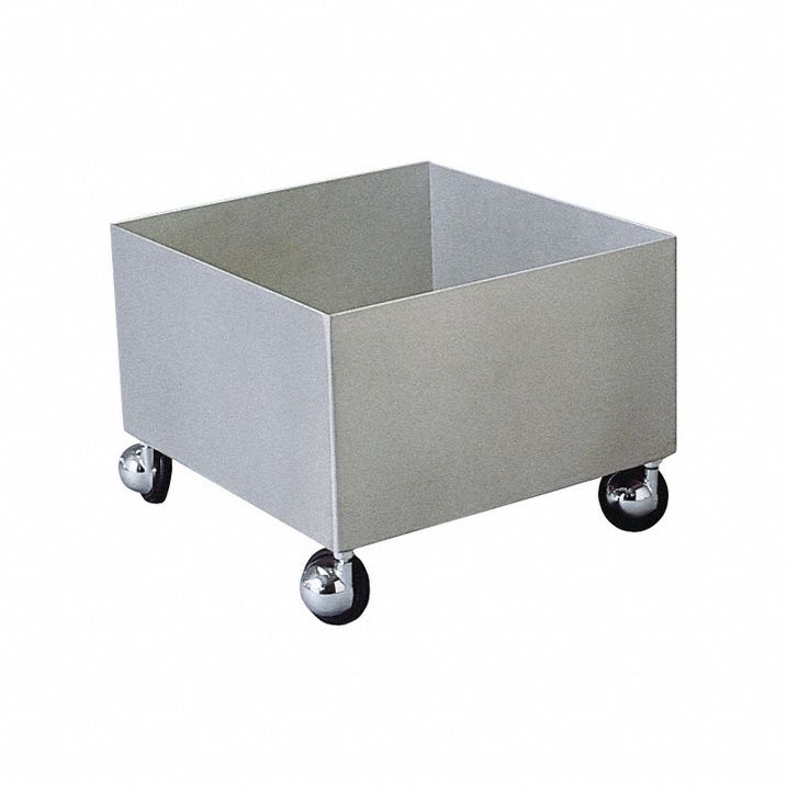 Eyewash Cart: Stainless Steel, Silver, Bradley, Cart, Cart