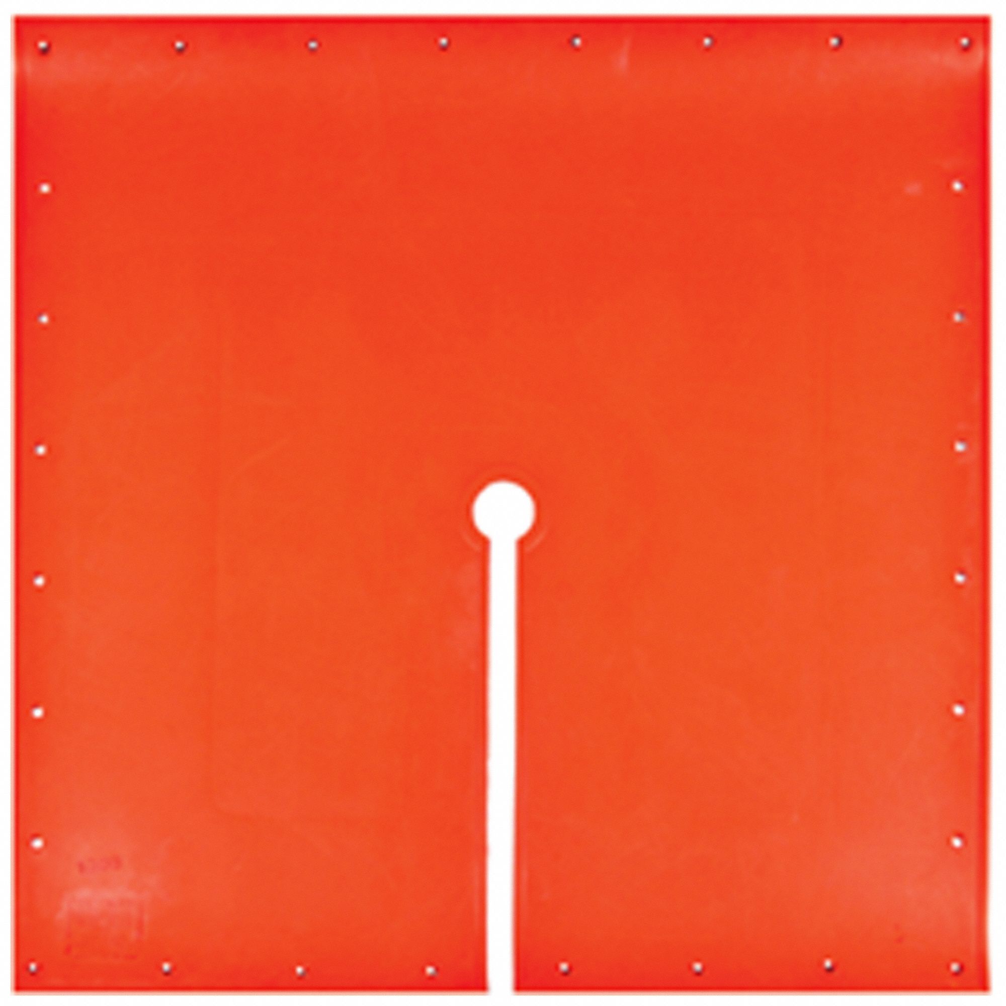 Insulating Blanket: Orange, IV, 3 ft Lg, 3 ft Wd, ASTM, 36, 000 AC Max. Use Volt, Rubber