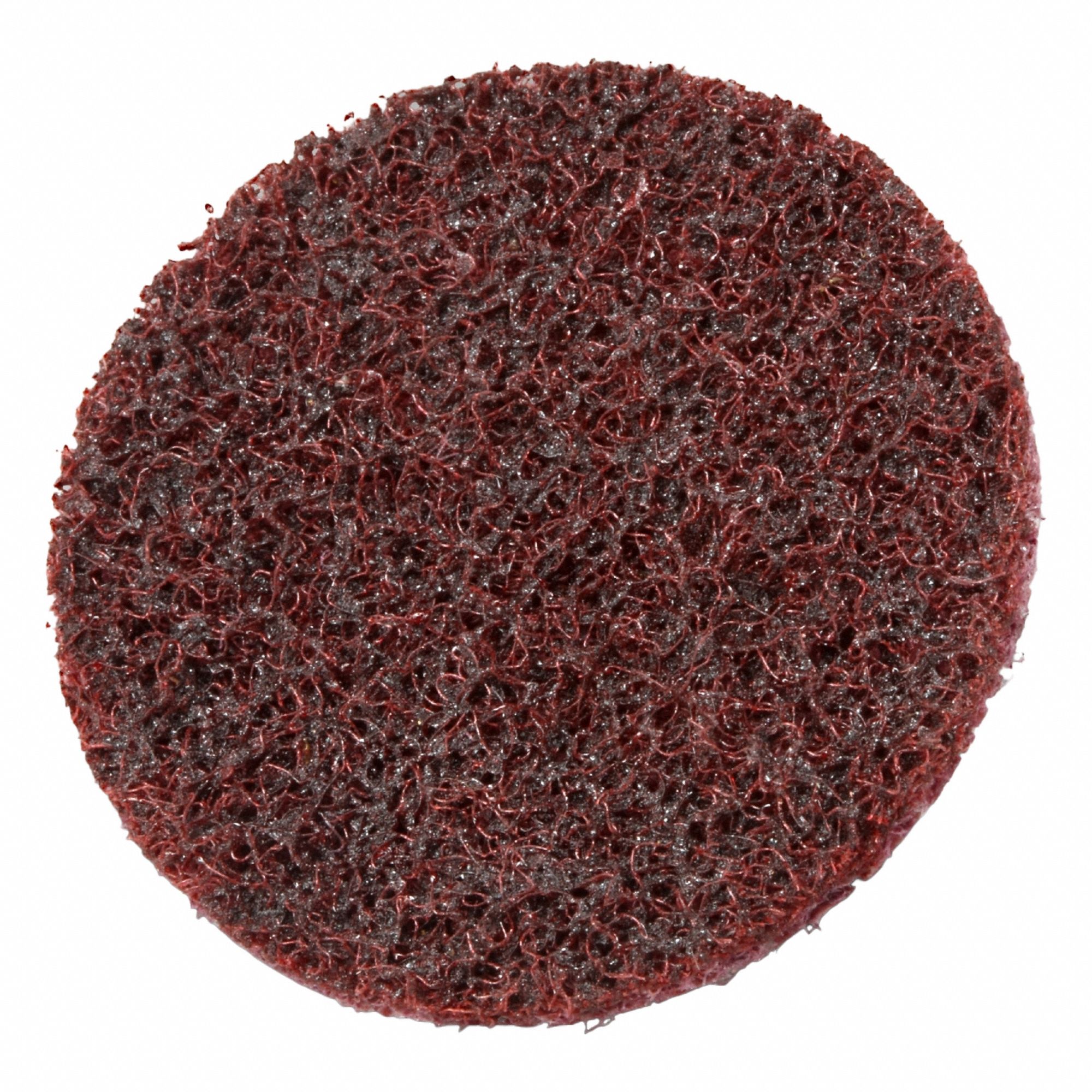 Hook-and-Loop Surface Conditioning Disc: 3 in Dia, Aluminum Oxide, Medium, Non-Vacuum