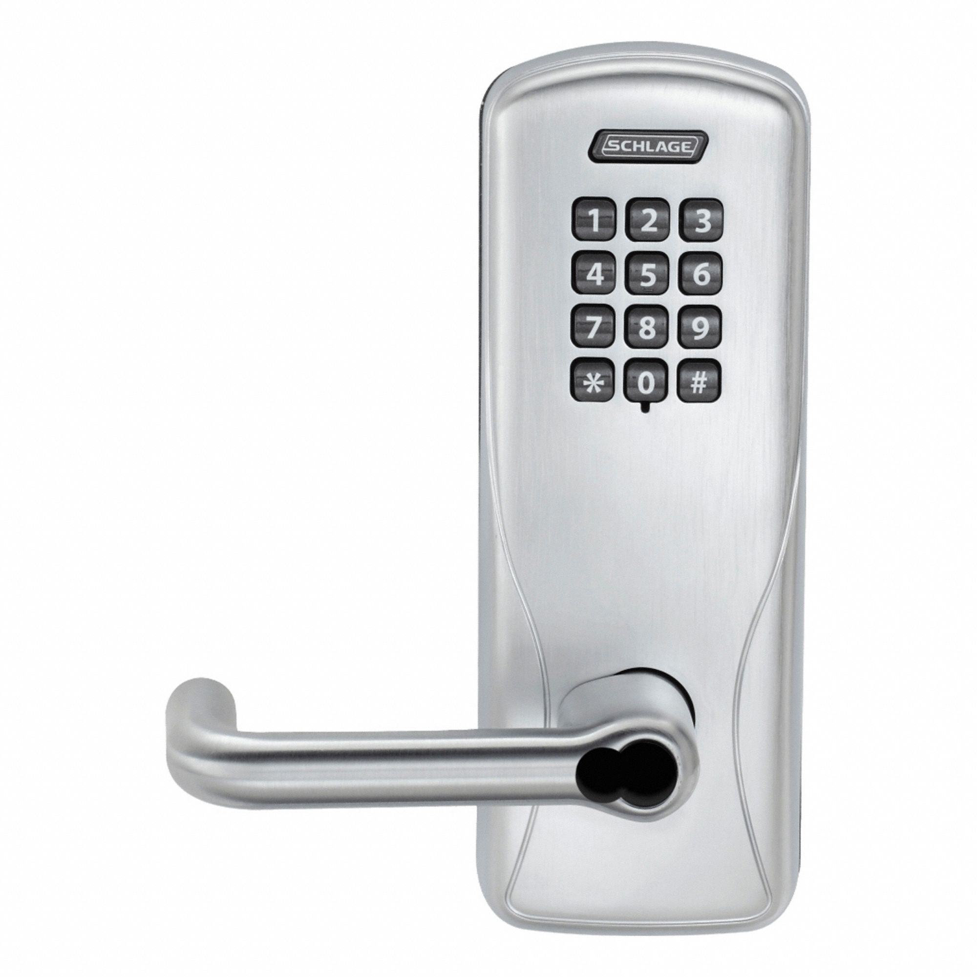 Electronic Keyless Access Control Locks, 2 3/4 in Backset