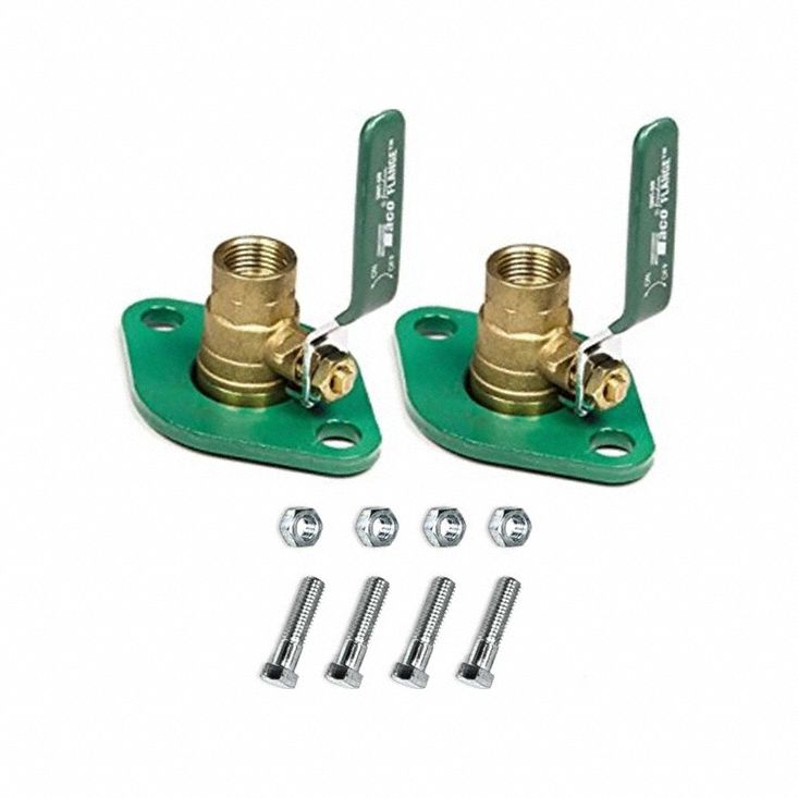 IsolationFlange Brass/Steel Sweat 3/4in