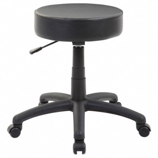 BOSS, 23 in Overall Ht, 16 in Seat Wd, Task Stool - 802RH9|B210V-BK ...